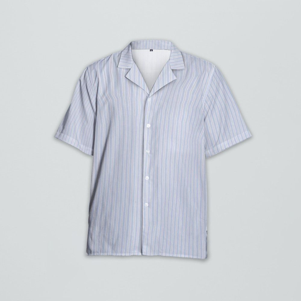 Designer Men's Striped Shirt Size US L / EU 52-54 / 3 - 1 Thumbnail
