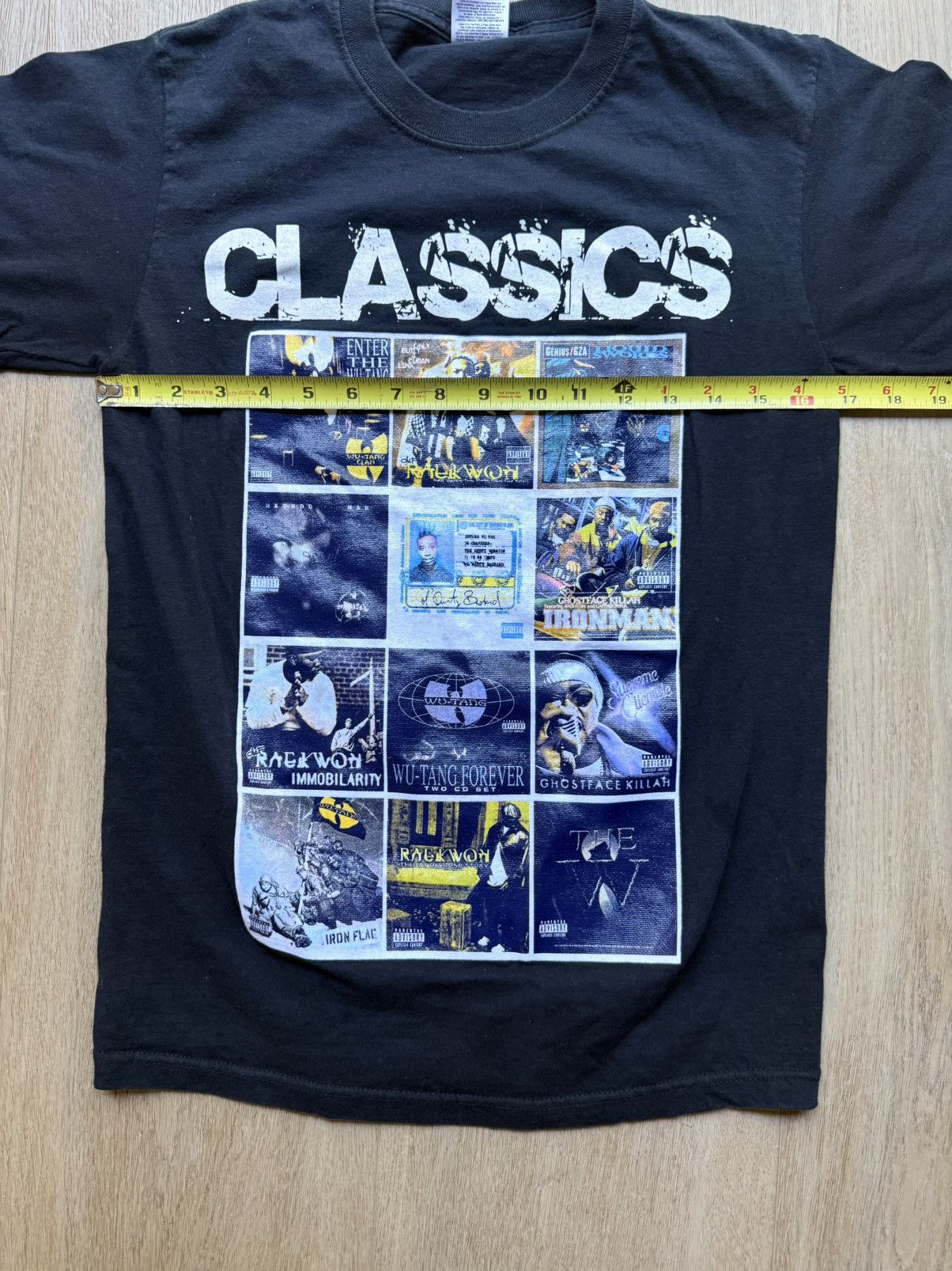 Fruit Of The Loom Vtg Y2K Classics Wu Tang Album Cover T Shirt Small Size US S / EU 44-46 / 1 - 4 Thumbnail