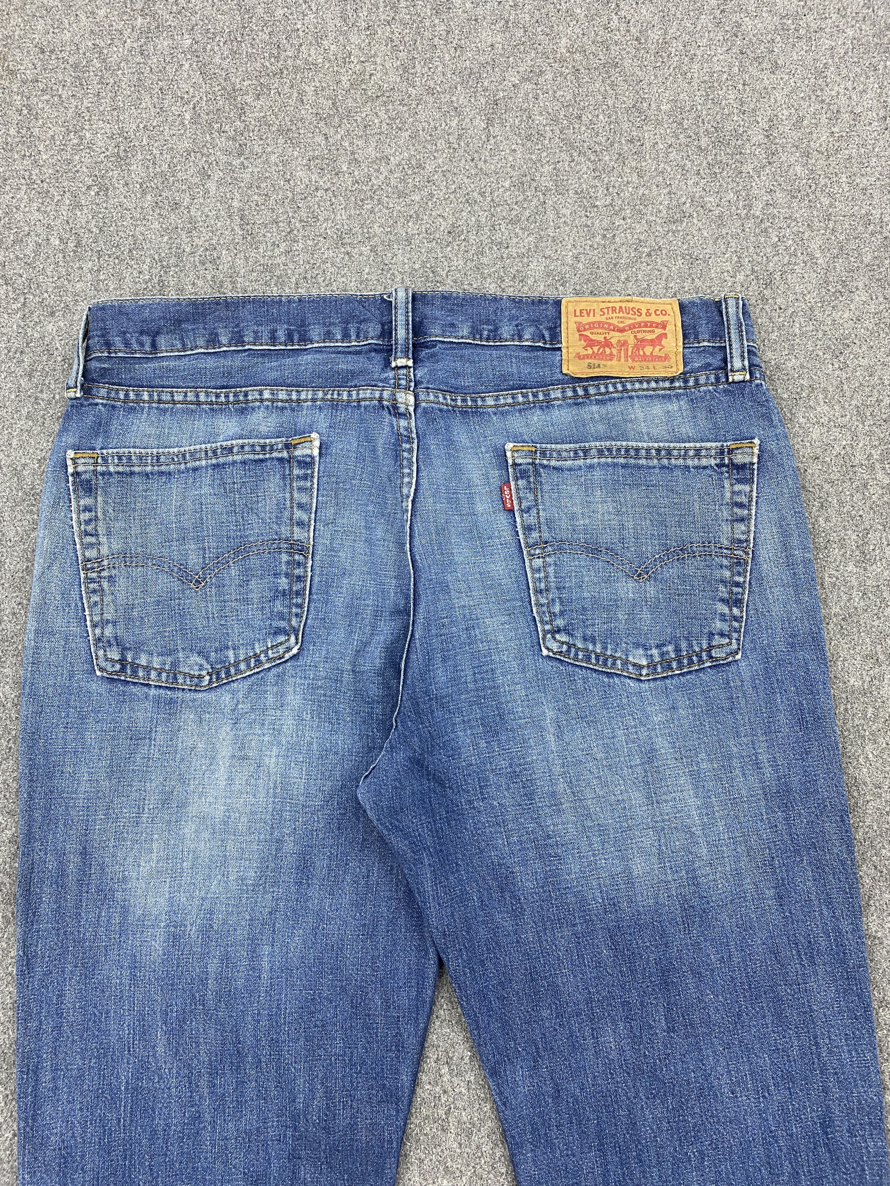 Levi's Faded Blue Vintage Levis 514 Jeans DP2675 Size US 35 - 4 Thumbnail