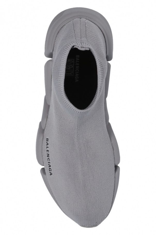 Balenciaga o1bcso1str1024 Speed 2.0 Recycled Knit Sneakers in Dark Grey Size US 5 / IT 35 - 6 Thumbnail