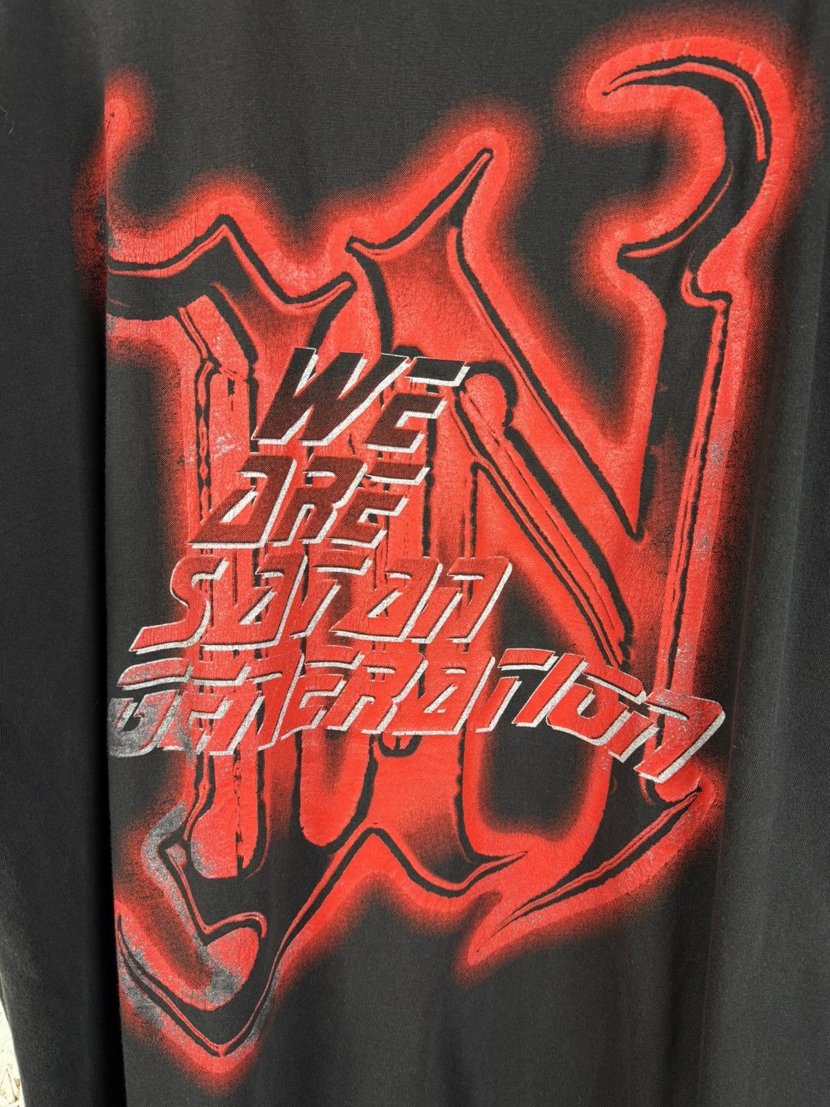 Band Tees 90s Impaled Nazarene Satan Generation Metal Band Long Sleeve Size US XL / EU 56 / 4 - 6 Thumbnail