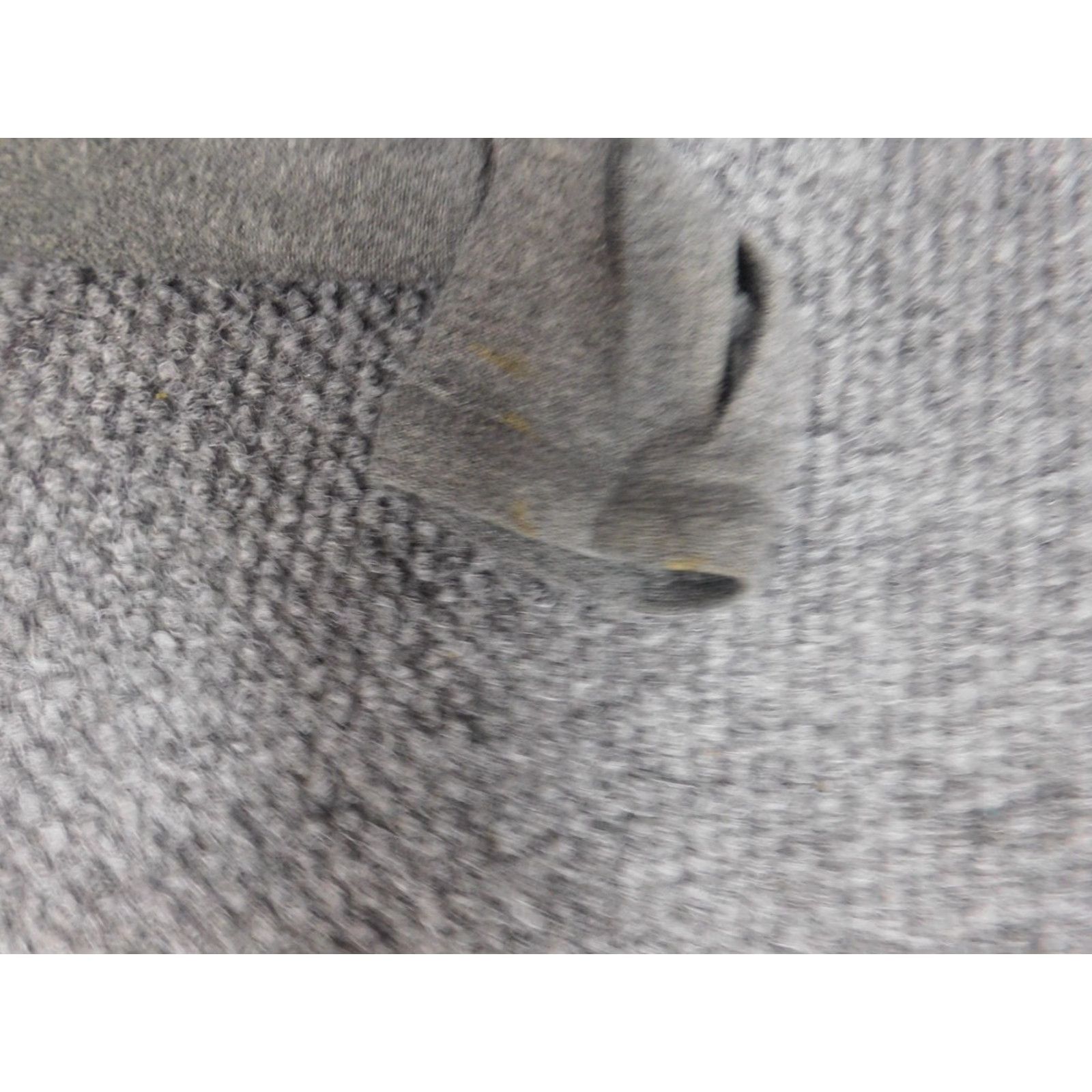 Vintage St.Johns Bay Womens Sweater PS Petites Gray Pullover Mock Neck Knit Cotton Tight-Knit Long Sleeve Fully Breathable Stretch Size S / US 4 / IT 40 - 7 Thumbnail