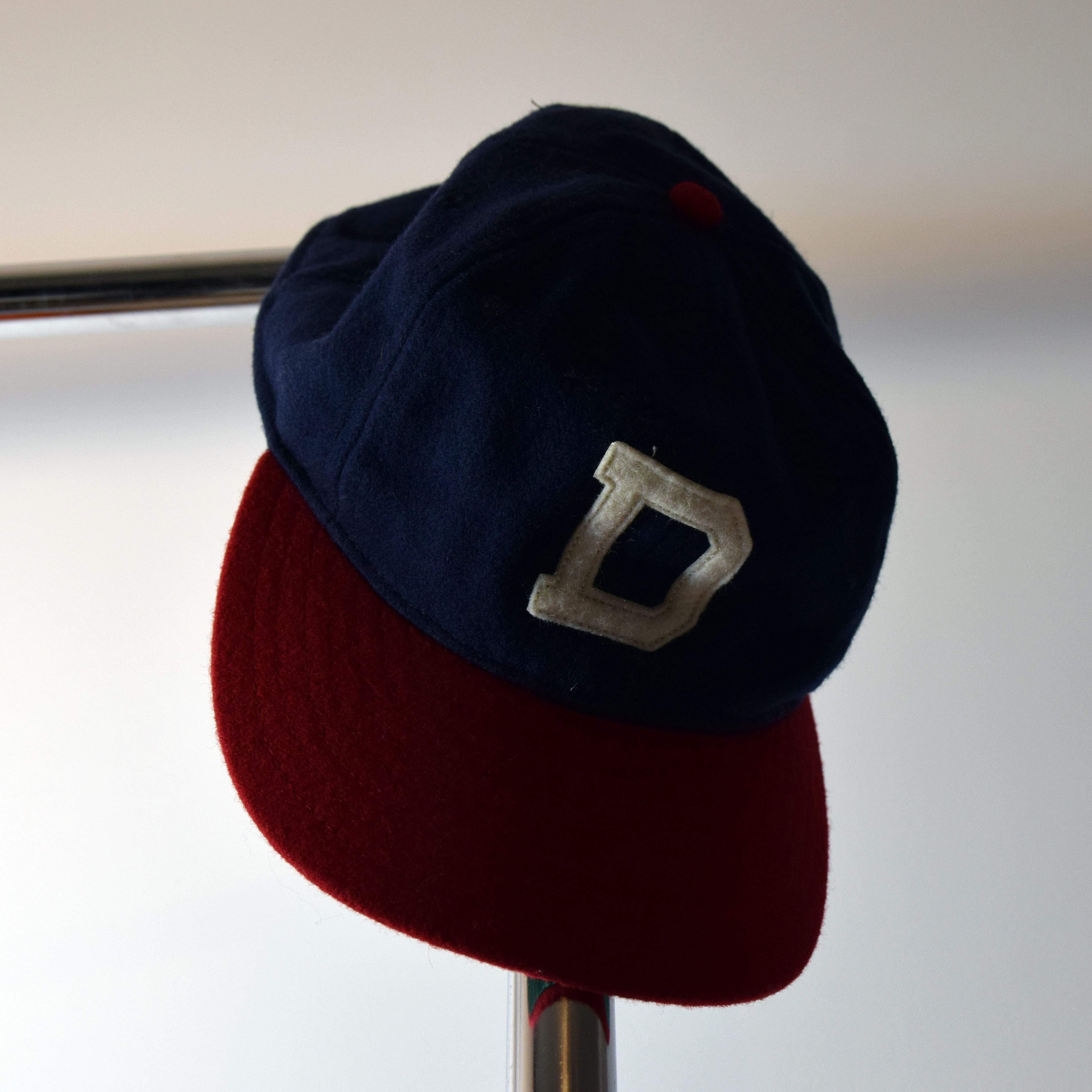 Ebbets Field Flannels Ebbets Field Flannels D Navy Red Wool Cap