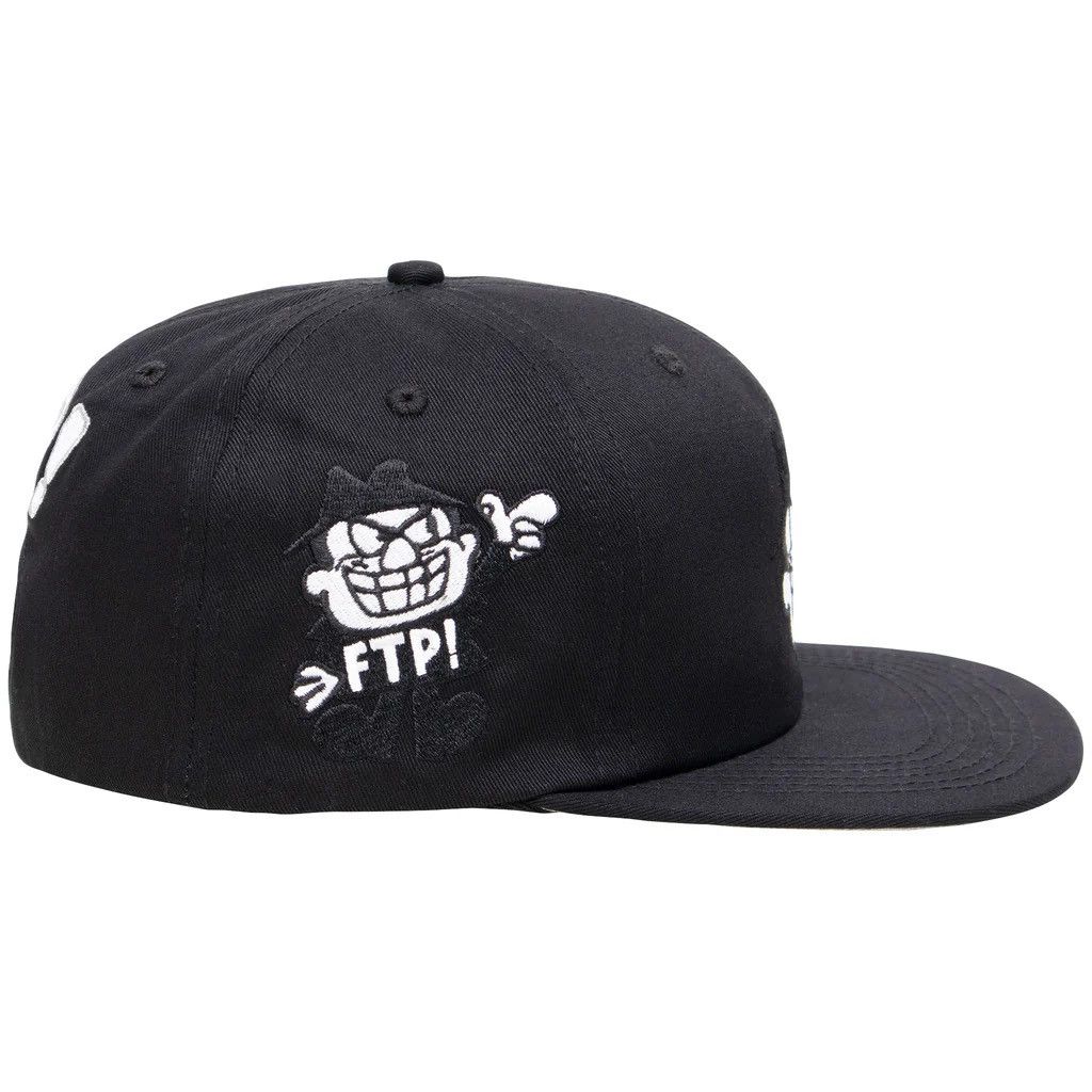 Fuck The Population FTP BORIS 6 PANEL SNAPBACK HAT (BLACK) Size ONE SIZE - 2 Thumbnail