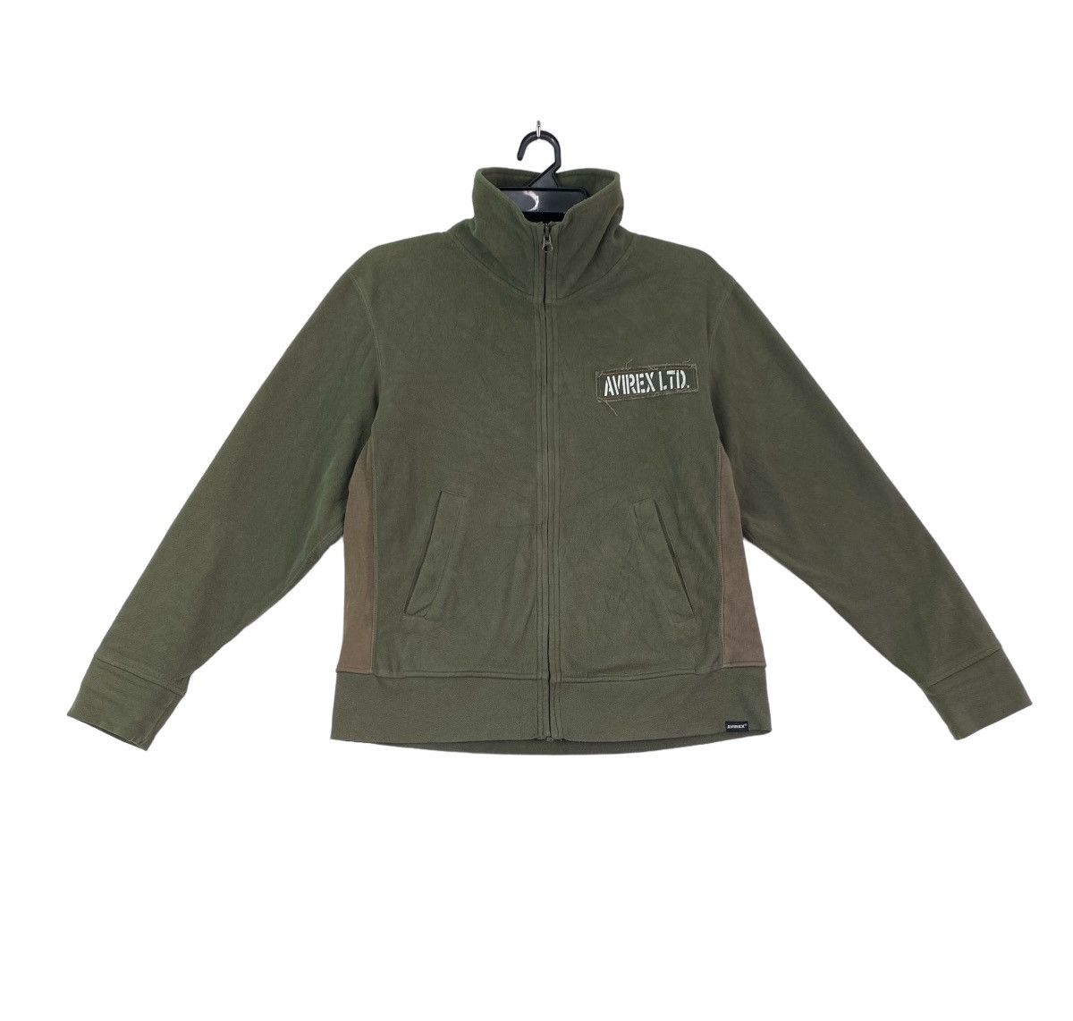 Vintage Vtg 90s Avirex USAF air force patch logo zip up jacket Size US M / EU 48-50 / 2 - 1 Thumbnail