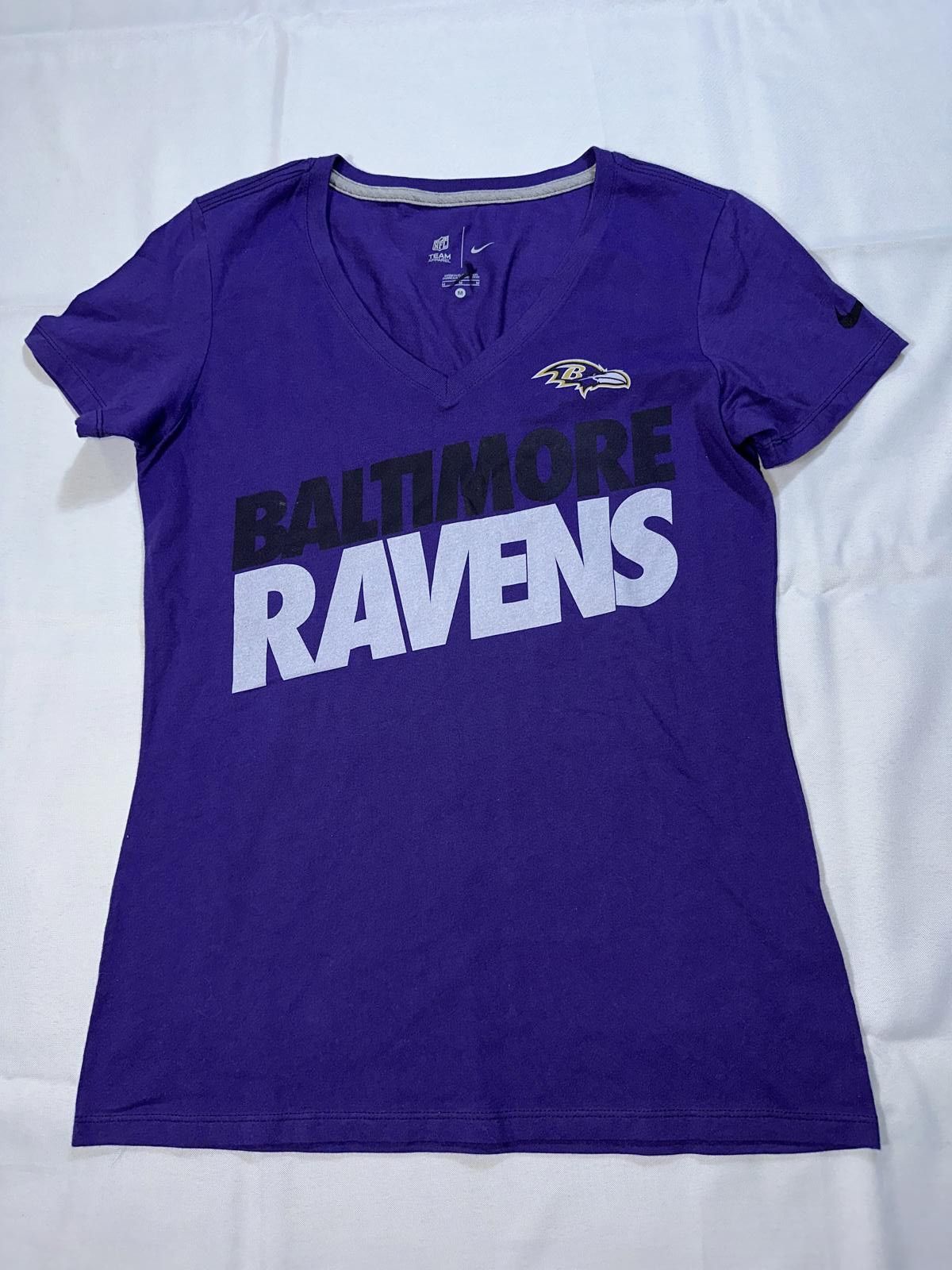 Nike Nike Women’s Baltimore Ravens Logo Athletic Lean Purple T-Shirt Size M / US 6-8 / IT 42-44 - 1 Thumbnail