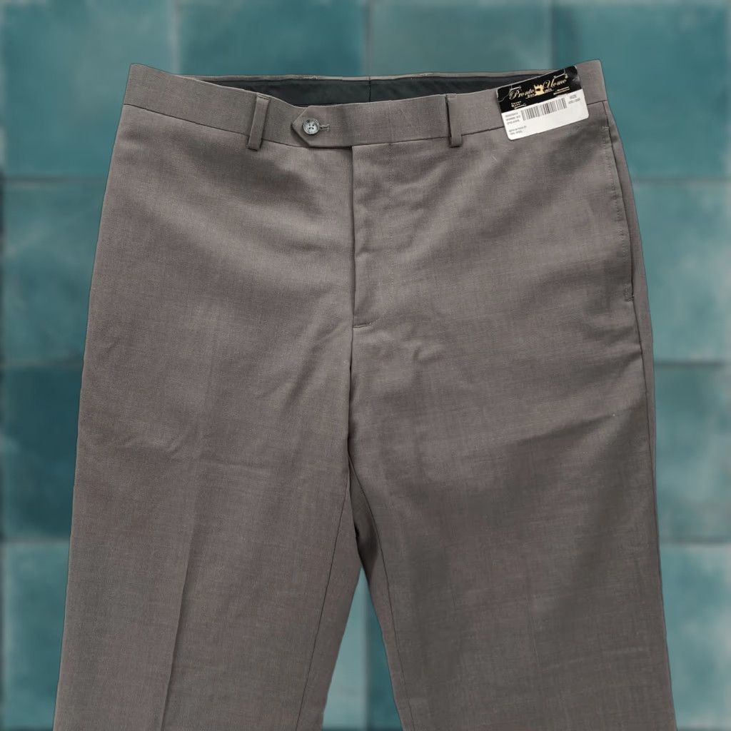 Pronto Uomo Pronto Uomo Mens 41 Brown 100% Wool Dress Pants Slim Straight Leg Unhemmed NWT Dress Pants Mens Brown Wool Slim Straight NWT Unhemmed 41 Size US 41 - 1 Thumbnail
