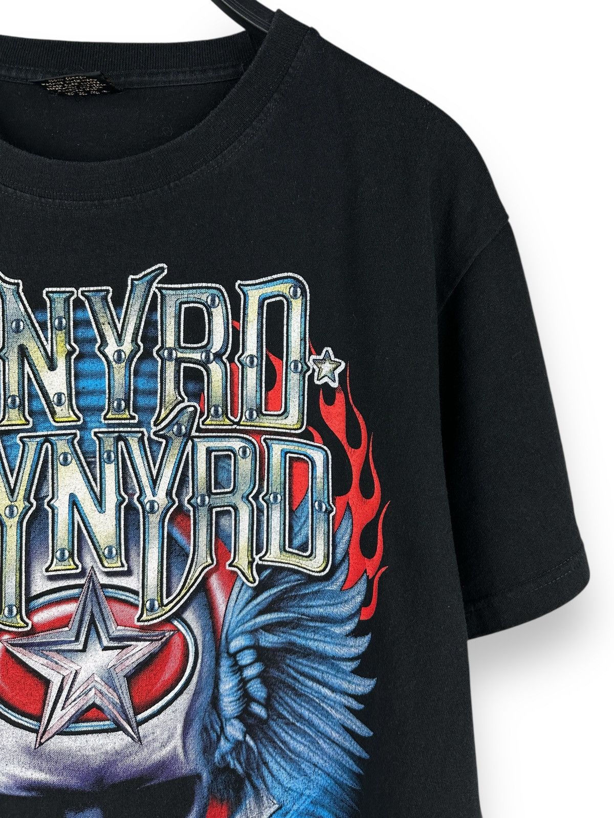 Band Tees × Vintage Vintage Lynyrd Skynyrd Band T-Shirt Graphic Print Skull Logo Size US M / EU 48-50 / 2 - 3 Thumbnail