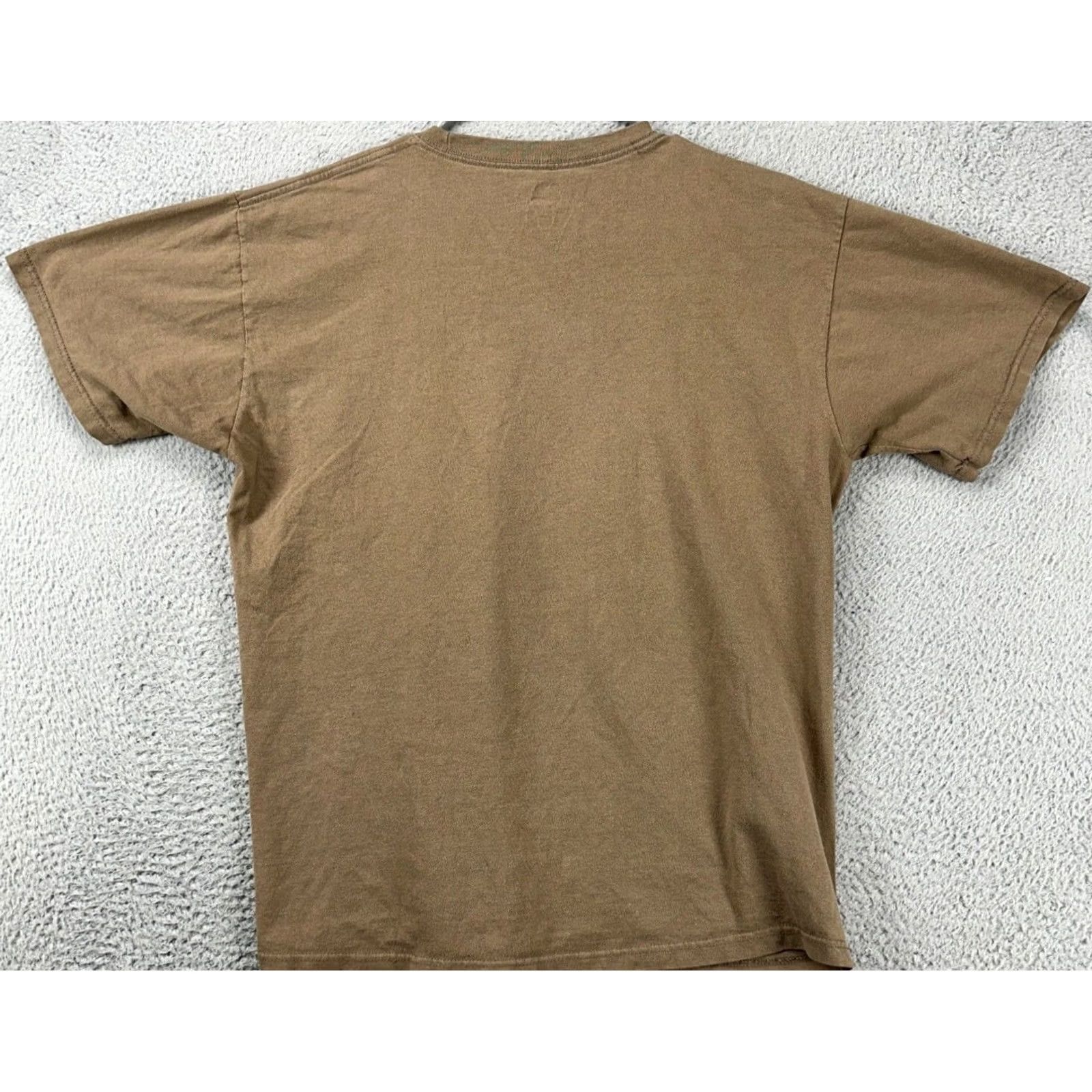 Fruit Of The Loom Fruit of the Loom Shirt Brown Smack Down T-Shirt Short Sleeve Mens Adult Large Size US L / EU 52-54 / 3 - 3 Thumbnail