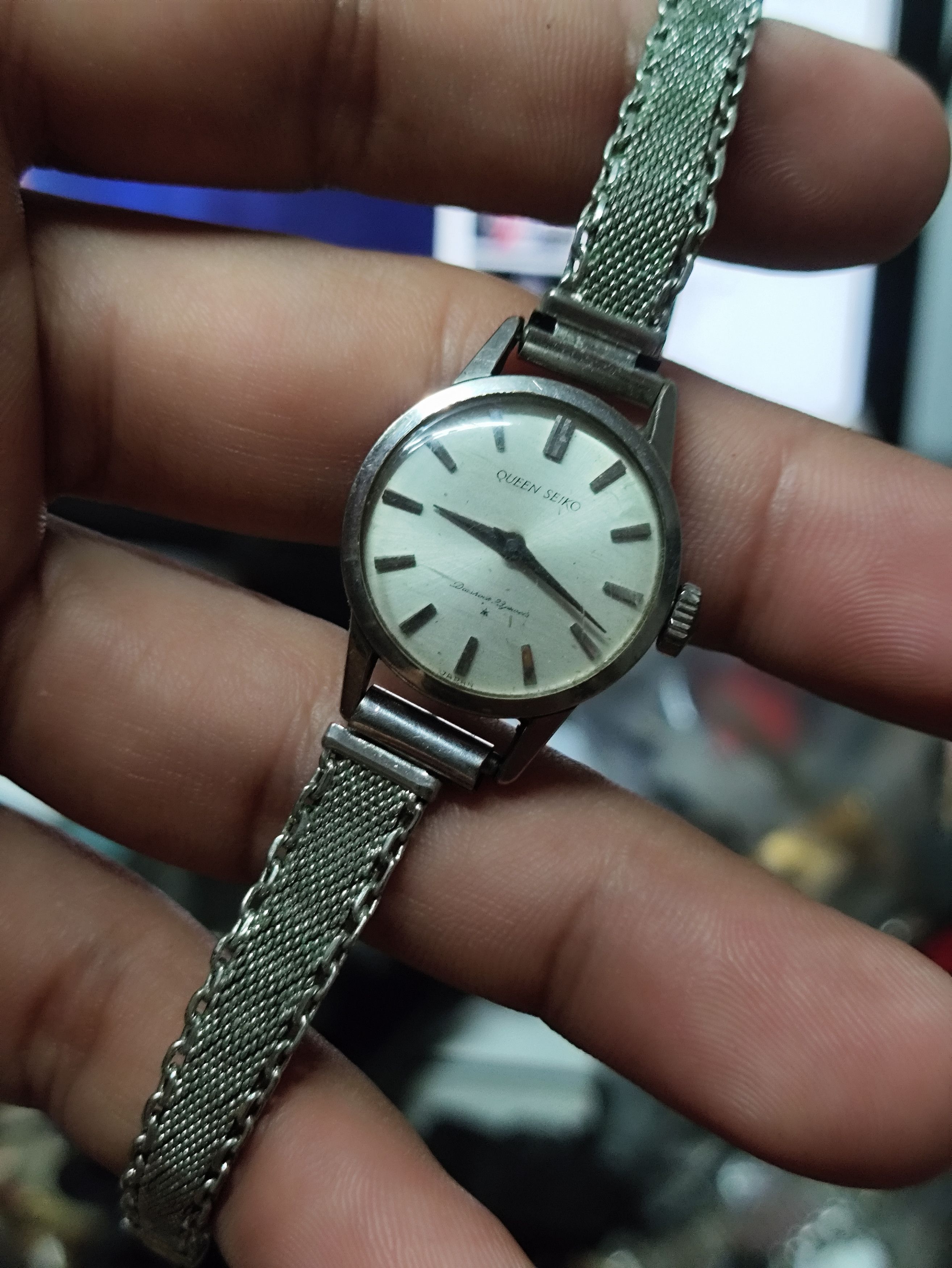 Seiko Queen Seiko Diamond 23 Jewels Engine JAPAN VERY RARE Size ONE SIZE - 3 Thumbnail