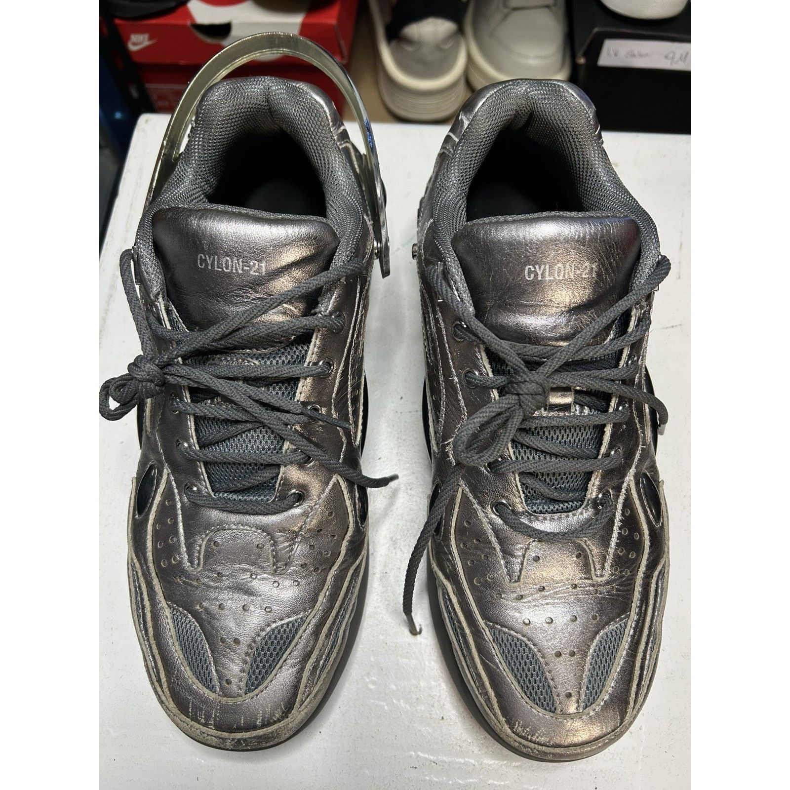 Raf Simons RARE Raf Simmons Cylon-21 Silver Size 43 EU/ 10  display picture 1