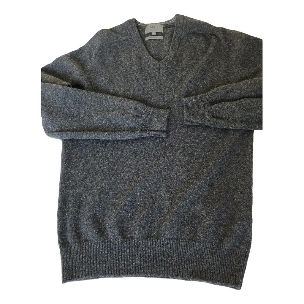 Marks & Spencer 100% Wool Sweater - Never Worn All Wool Size US M / EU 48-50 / 2 - 1 Thumbnail