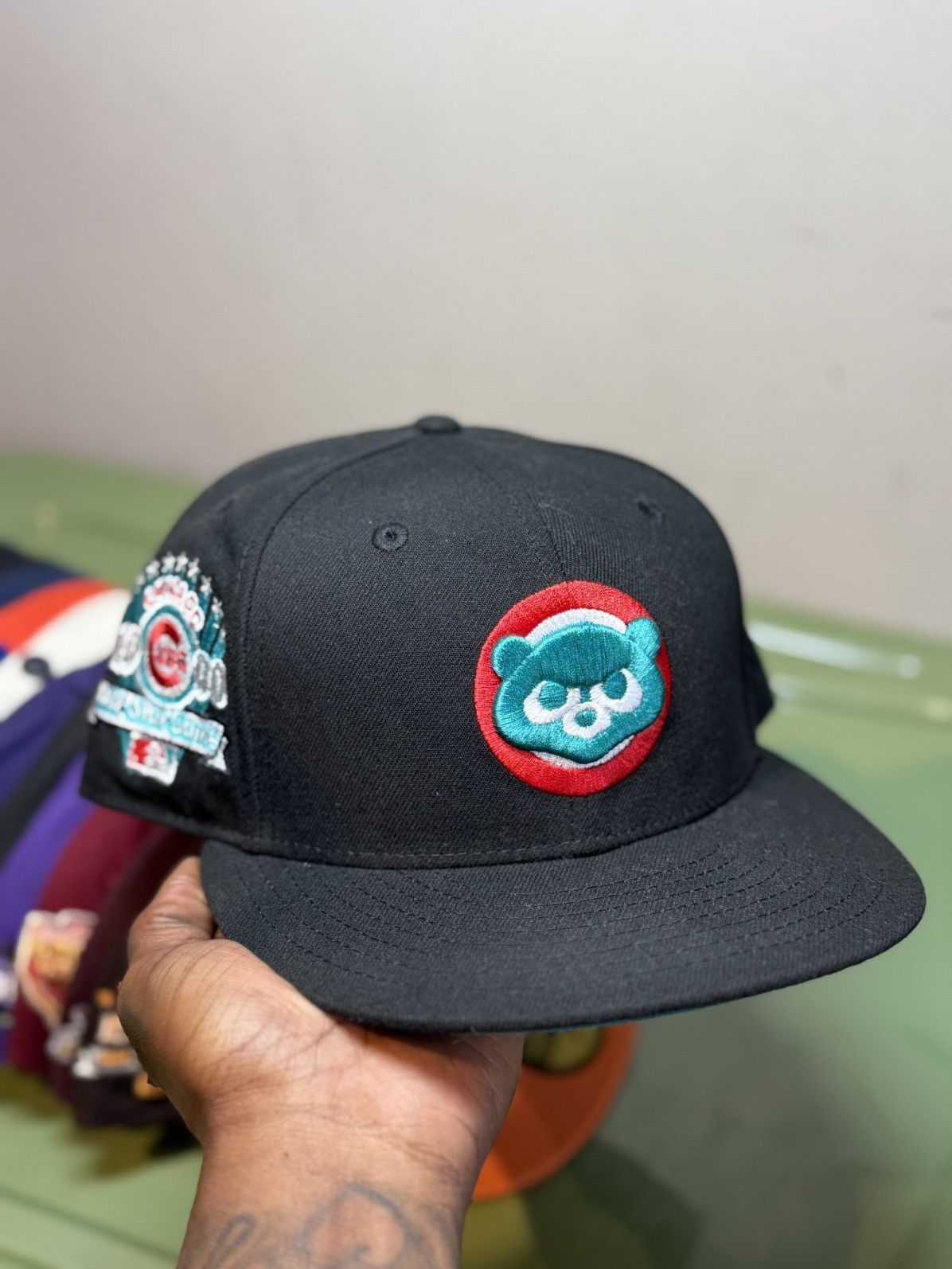Hat Club × New Era 7 5/8 Cap City Chicago Cubs Emerald Bay 1990 ASG Patch Size ONE SIZE - 1 Thumbnail