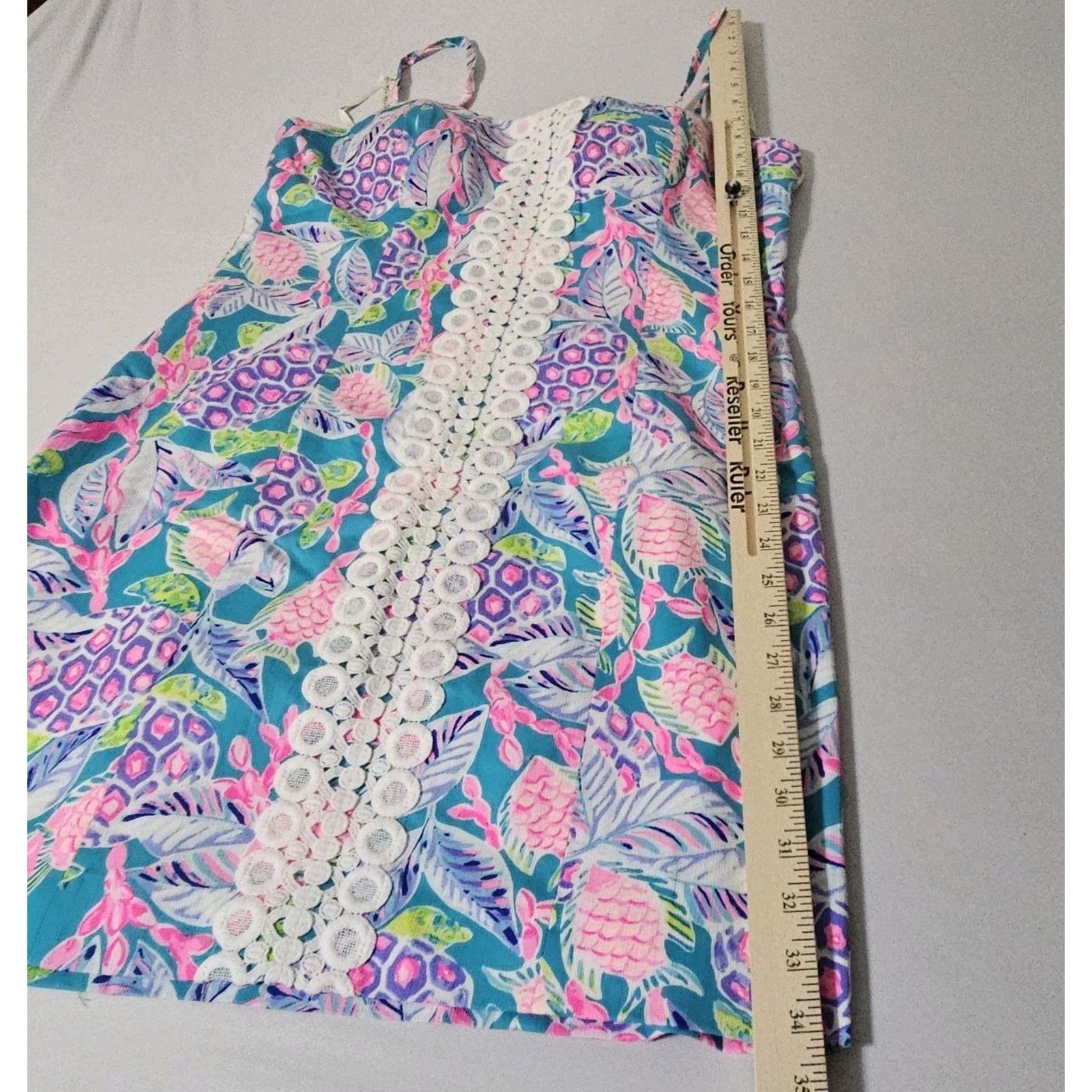 Lilly Pulitzer Lilly Pulitzer Shelli Stretch Dress Pink Floral Womens Sz 8 Size M / US 6-8 / IT 42-44 - 8 Thumbnail