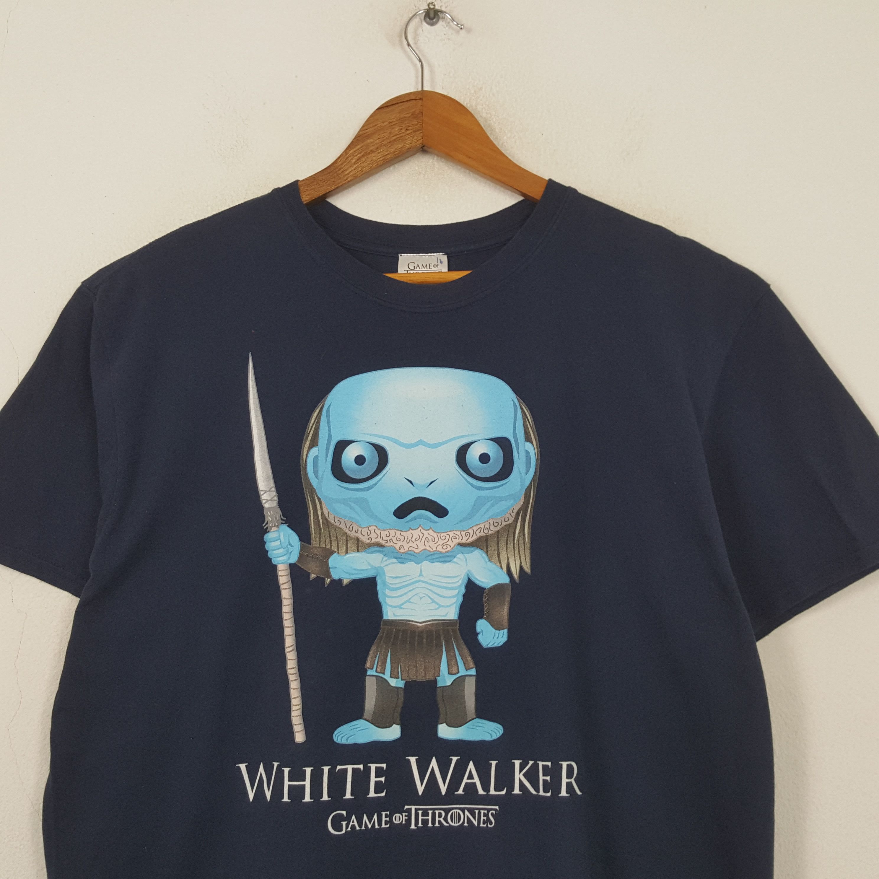 Vintage Vintage White Walker Game Of Thrones Movies T-shirt RR7 Size US XL / EU 56 / 4 - 2 Thumbnail