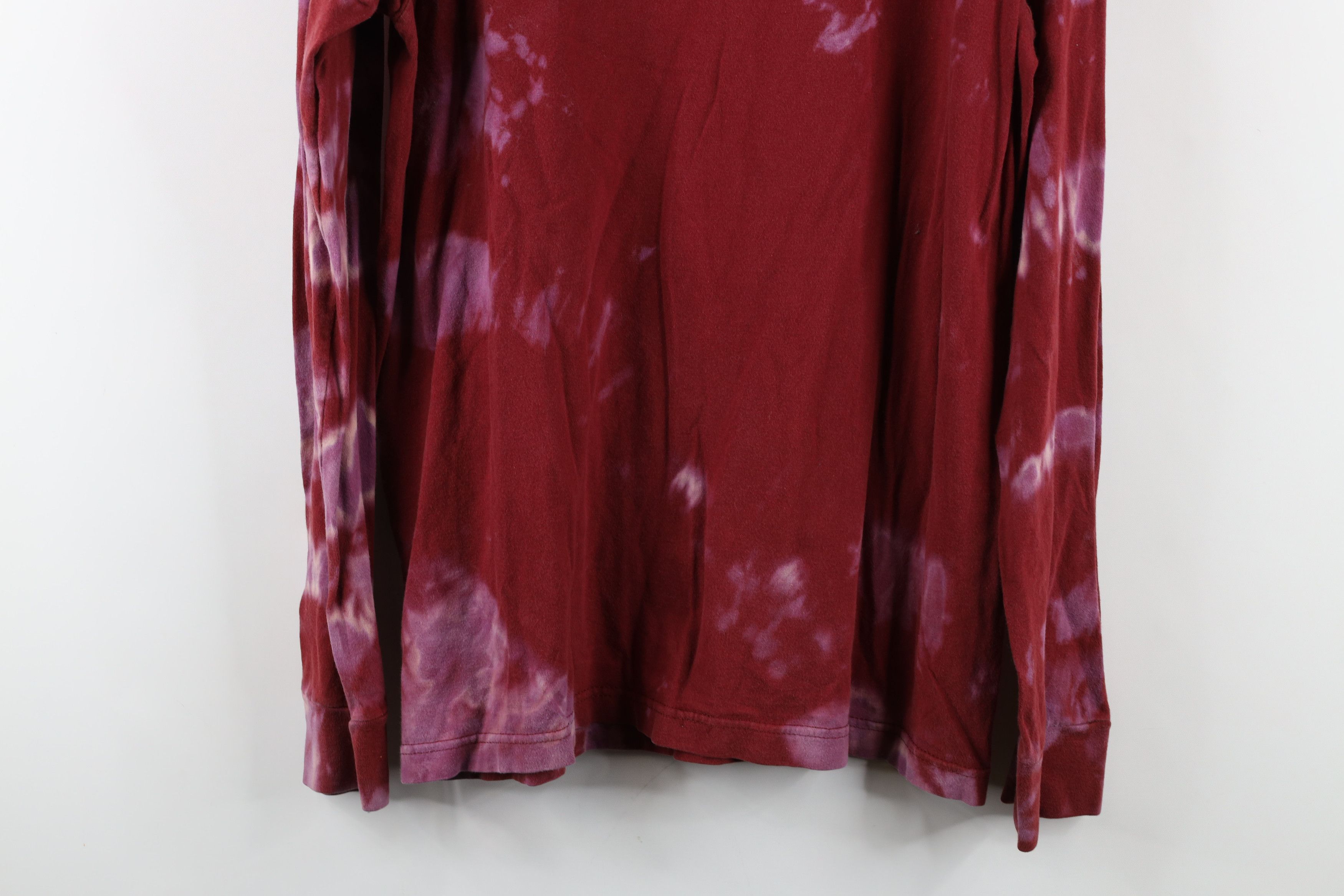 Nike × Vintage Vintage Y2K Nike Mini Swoosh Acid Wash Long Sleeve T-Shirt Size US M / EU 48-50 / 2 - 12 Thumbnail