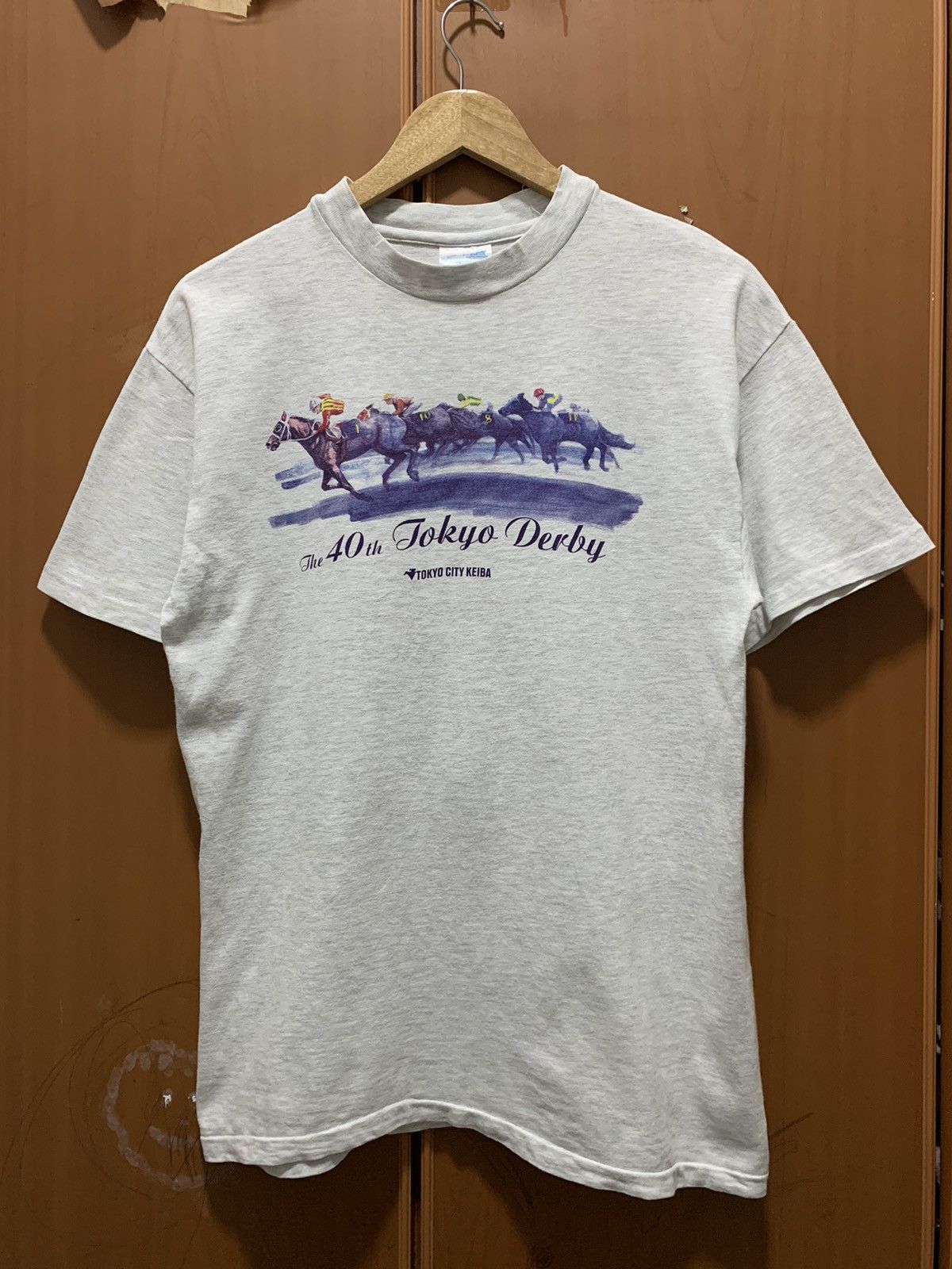 Hanes Vintage Tee Horse Tokyo Derby Size US M / EU 48-50 / 2 - 1 Thumbnail