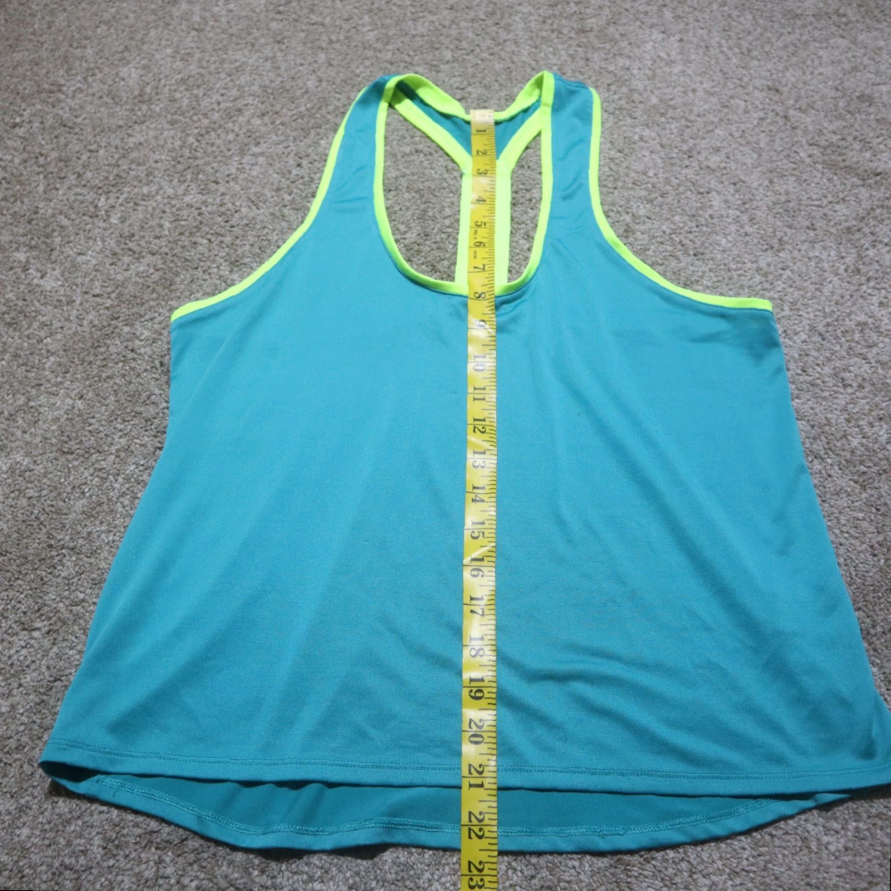 Vintage SO American Heritage Blue Crop Tank Top Shirt Sleeveless Women M Medium Blue Cropped Cotton/Polyester Shirt M Womens 90s? Size M / US 6-8 / IT 42-44 - 5 Thumbnail