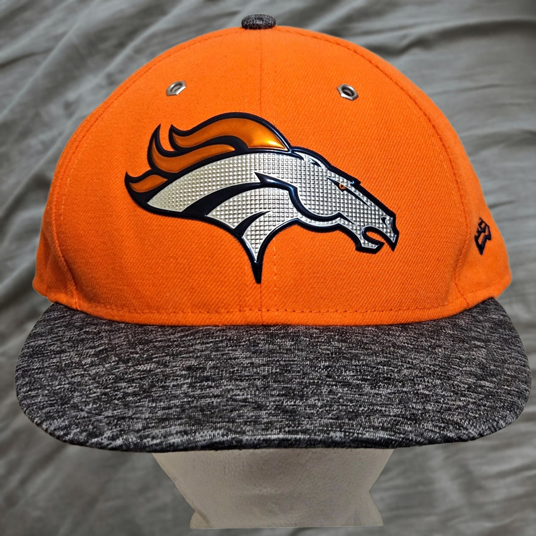 New Era New Era Denver Broncos Hat NFL 59FIFTY Fitted Cap Men's Size 7 5/8 Shiny Brim Size ONE SIZE - 1 Thumbnail