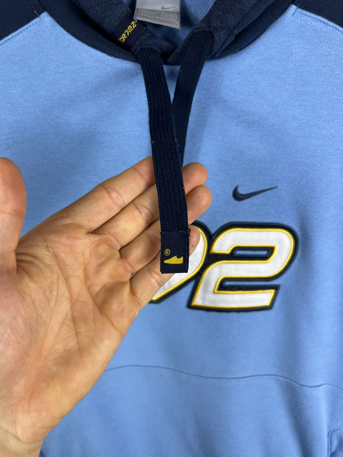 Corteiz × Nike Vintage Nike Cortez C72 y2k baby blue hoodie Size US L / EU 52-54 / 3 - 23 Thumbnail