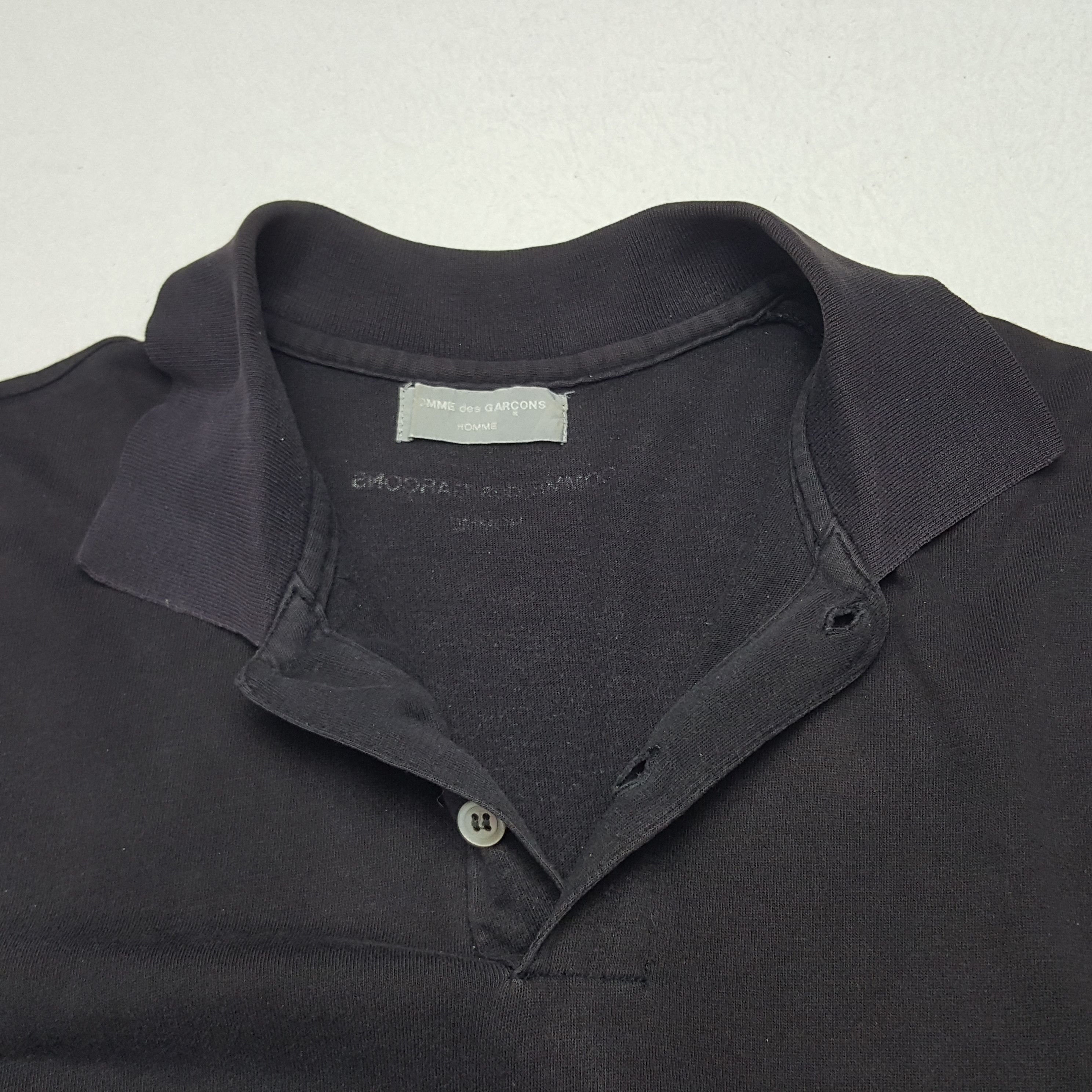 Comme des Garcons Homme × Japanese Brand × Vintage Vintage Comme des Garcons Homme Polos Shirt Size US S / EU 44-46 / 1 - 4 Thumbnail