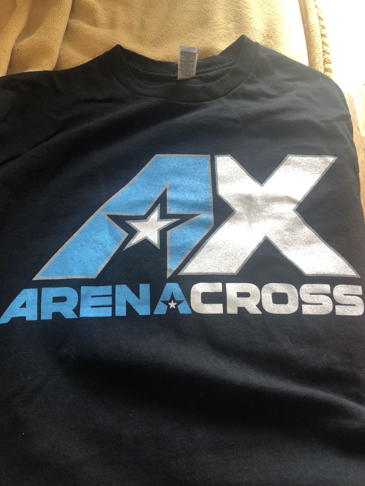 Other × Vintage ARENA CROSS MOTO RACING BRITAIN RARE TEE SHIRT Size US M / EU 48-50 / 2 - 4 Thumbnail