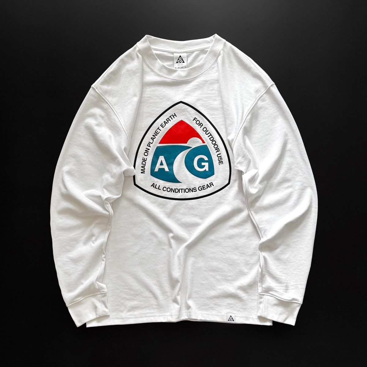 Nike ACG Nike ACG Logo Longsleeve White Size US M / EU 48-50 / 2 - 1 Thumbnail