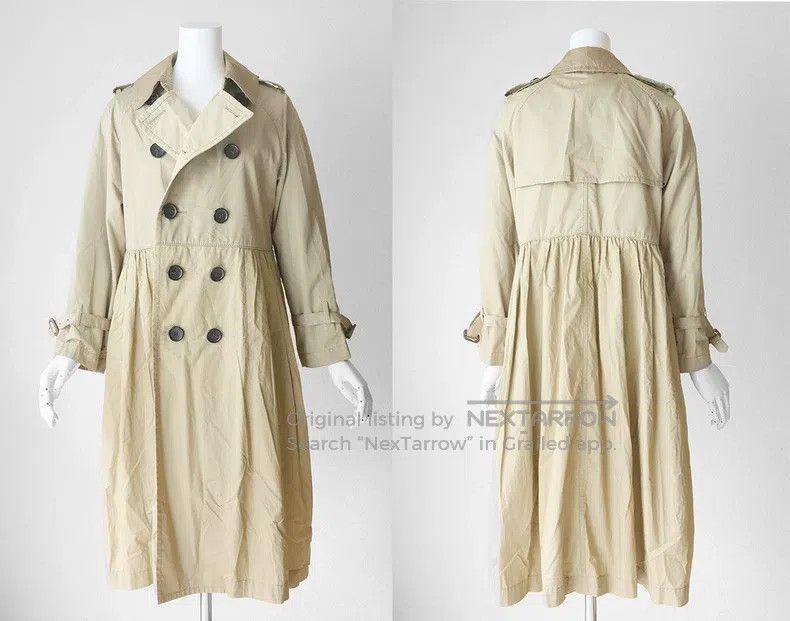 Comme des Garcons Comme des Garcons Khaki Trench Coat Size S / US 4 / IT 40 - 1 Thumbnail