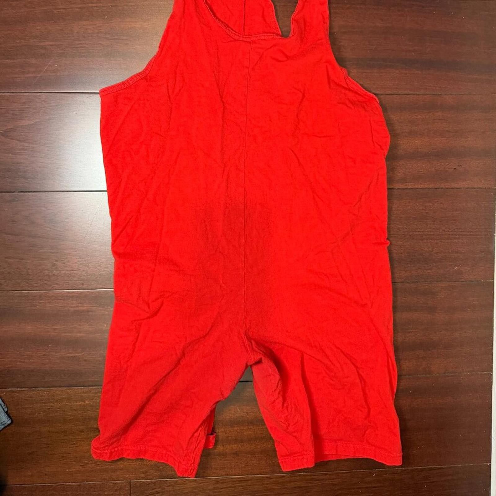 Calvin Klein Vintage Calvin Klein One Piece Bodysuit Red Men Size Large Size ONE SIZE - 6 Thumbnail