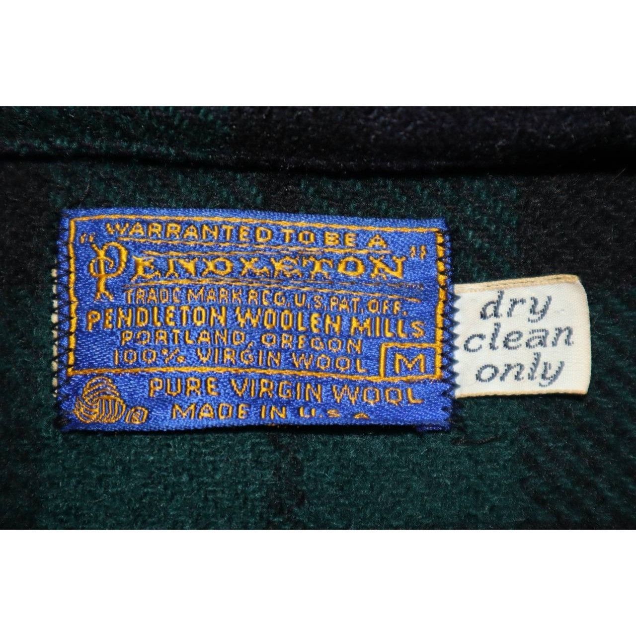Pendleton Vintage 1970s Pendleton Wool Board Shirt Men’s M Blue Green Size US M / EU 48-50 / 2 - 3 Thumbnail