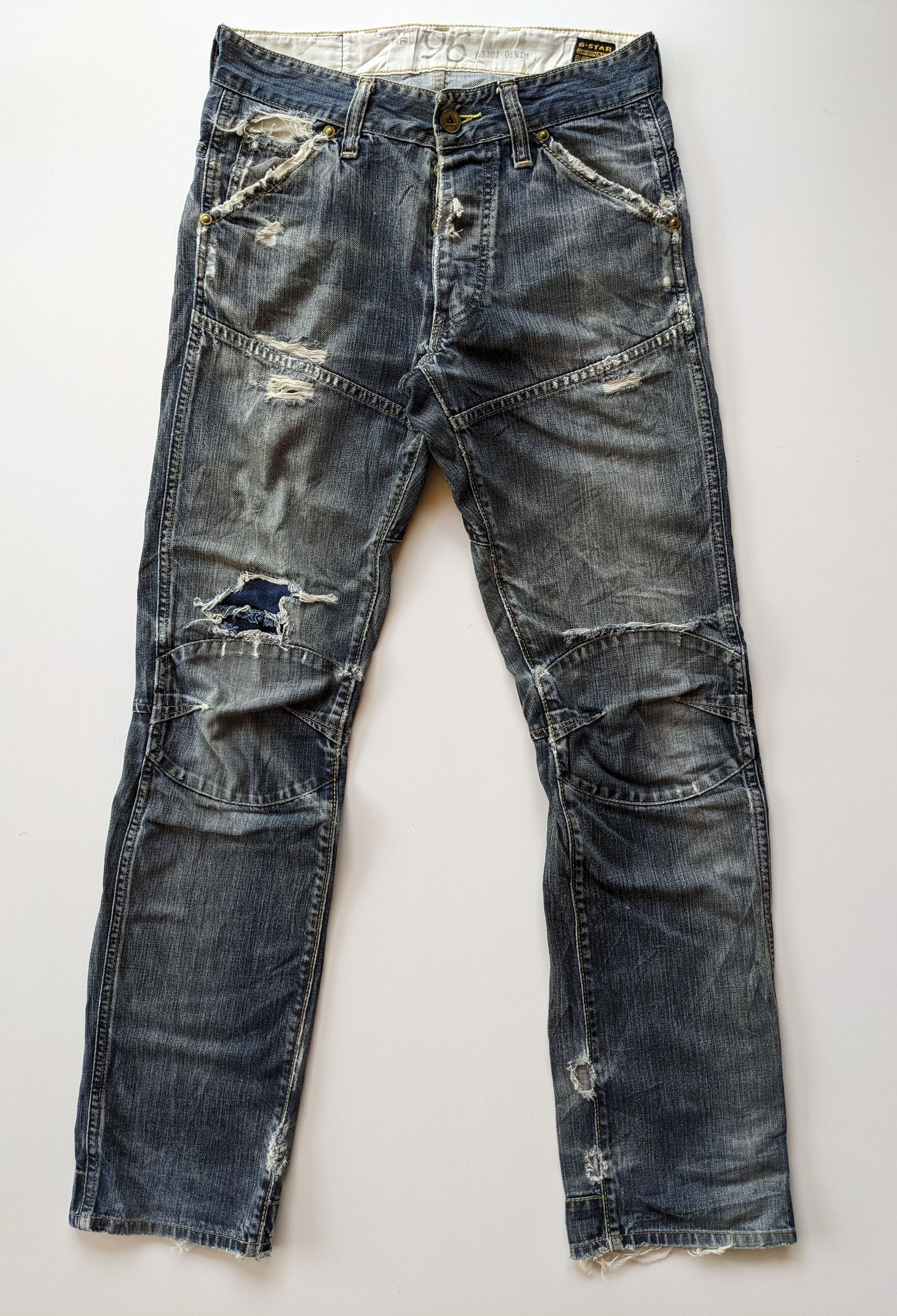 G-Star G-Star Raw distressed clawmark faded jeans Size US 30 / EU 46 - 3 Thumbnail