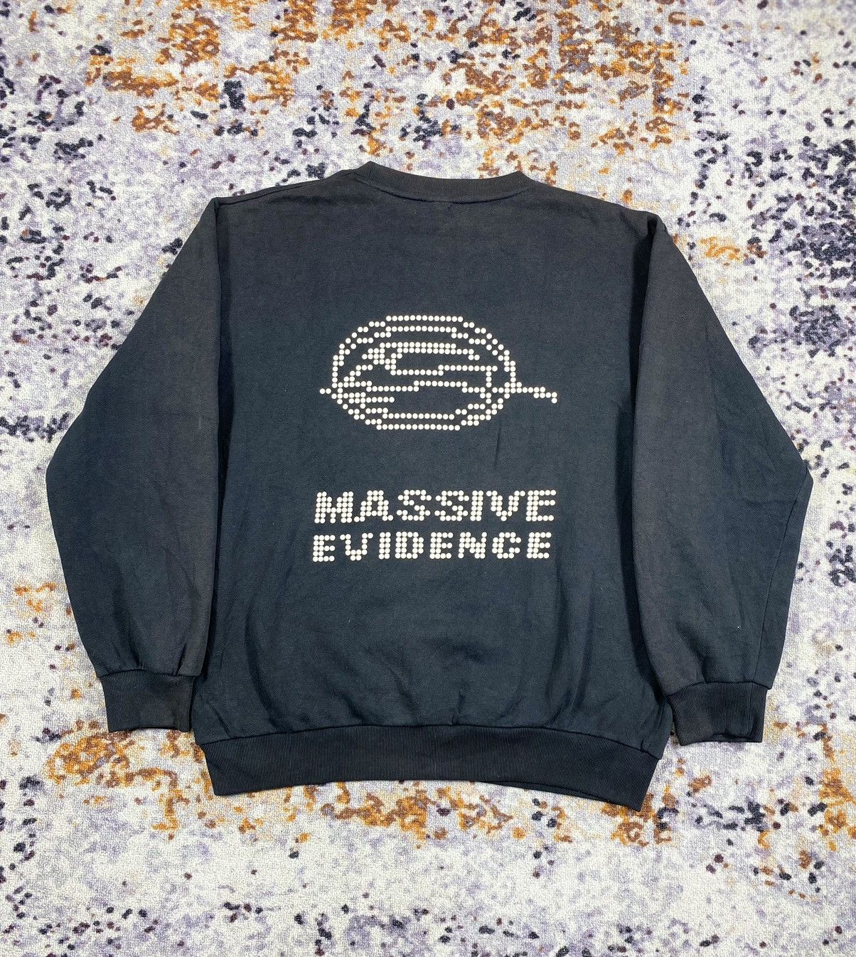 Japanese Brand FADED BLACK IMPALA MASSIVE EVIDENCE SWEATSHIRT Size US XL / EU 56 / 4 - 2 Thumbnail