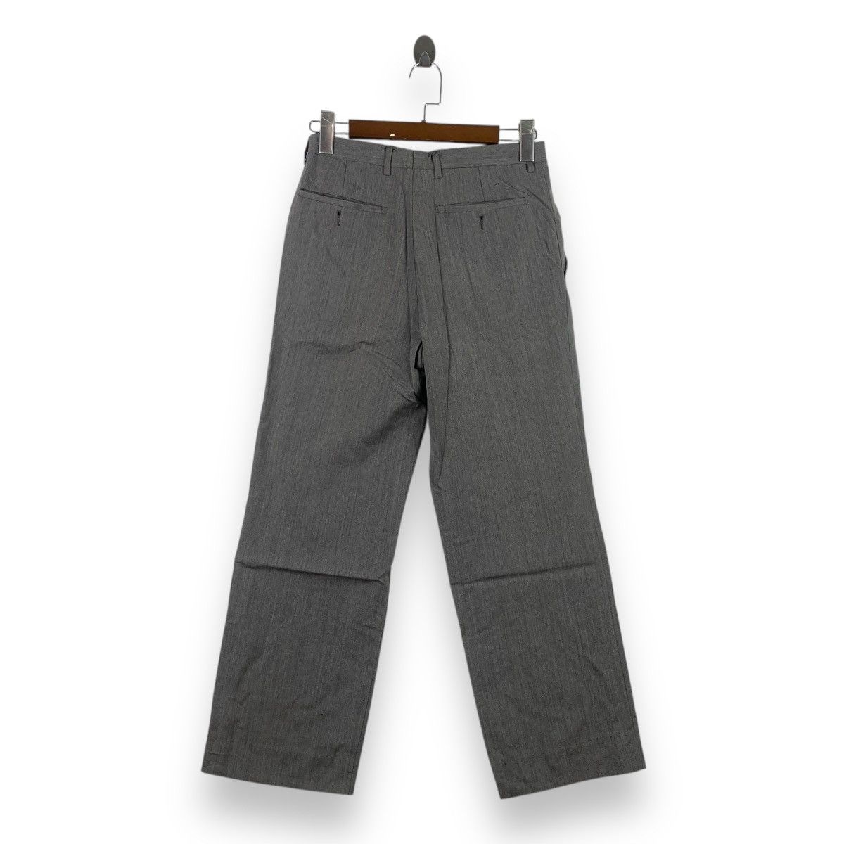 Alfred Dunhill Vintage DUNHILL Made In Italy Gray Wool Bottom Pants Trouser Size US 30 / EU 46 - 3 Thumbnail