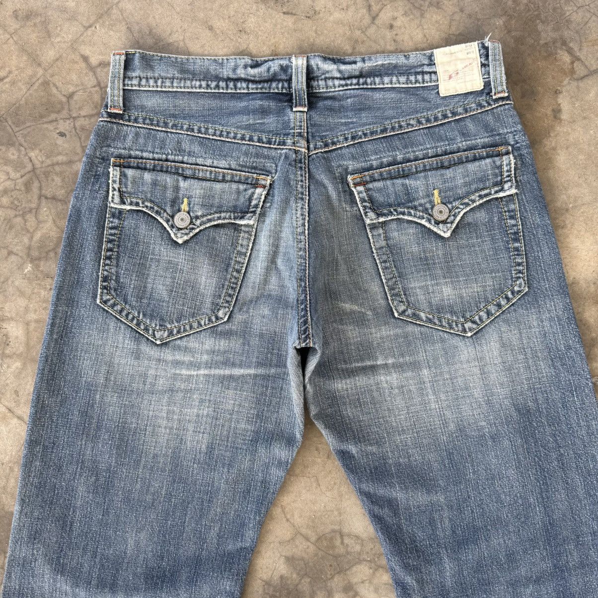 Japanese Brand W36x33 Vintage GL Faded Denim Ripped Jean Pants Size US 36 / EU 52 - 8 Thumbnail