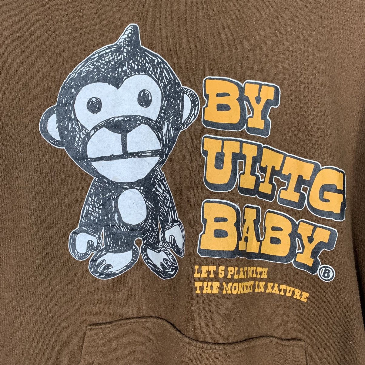 Japanese Brand Japanese Brand UITTG Baby Big Logo Hoodie Size US L / EU 52-54 / 3 - 13 Thumbnail