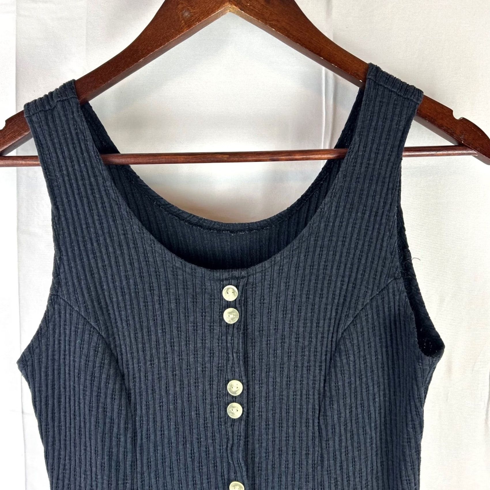 Vintage 2 Piece Striped Cardigan Maxi Ribbed Dress Set Size S / US 4 / IT 40 - 6 Thumbnail