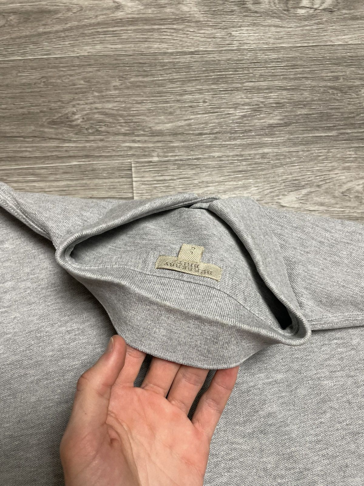 Vintage Burberry Gray Polo Shirt Luxury