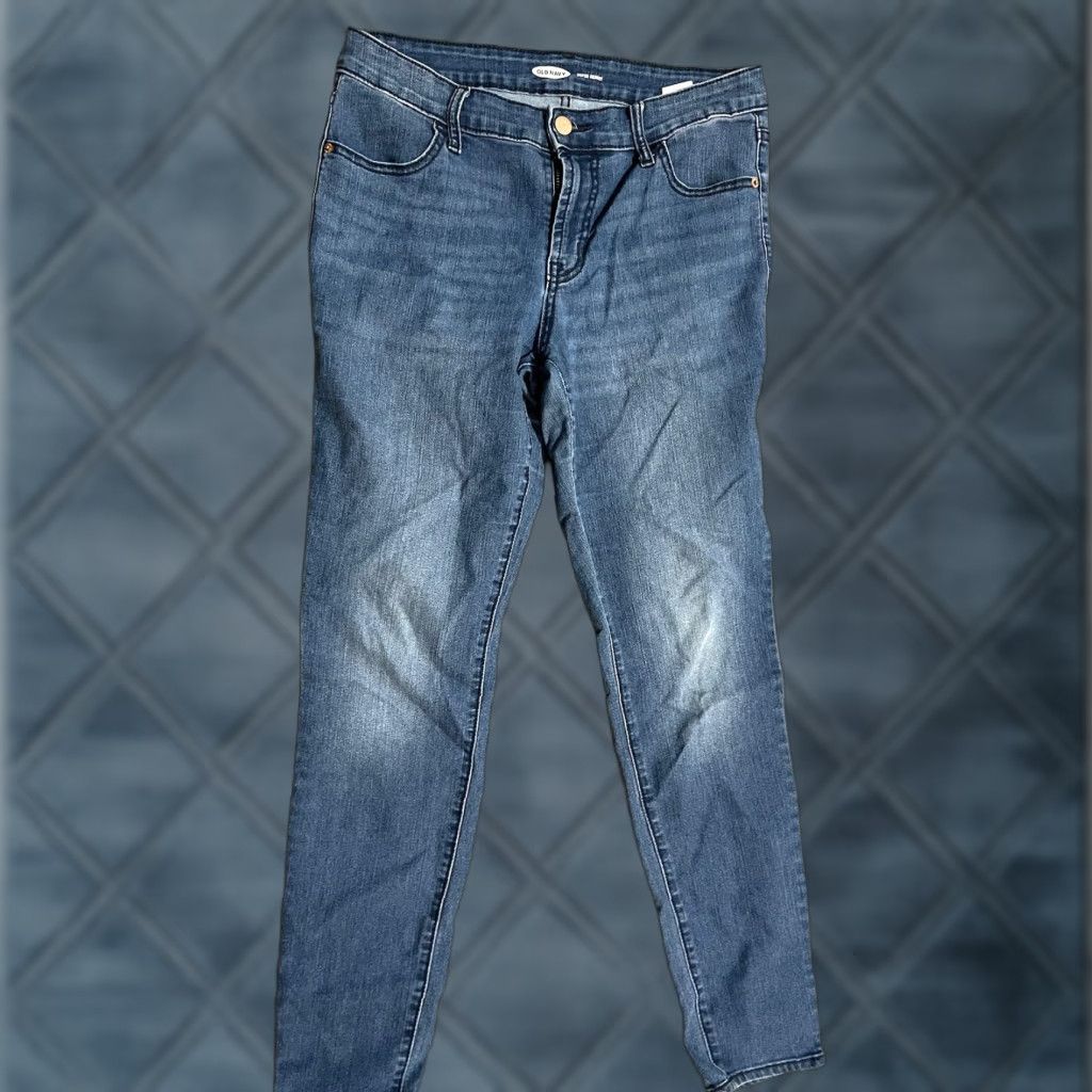 Old Navy Old Navy Jeans Mid Rise Women Regular Stretch Blue 6 Slim Skinny Denim Cotton Polyester Spandex Jeans Womens Size 28" / US 6 / IT 42 - 1 Thumbnail