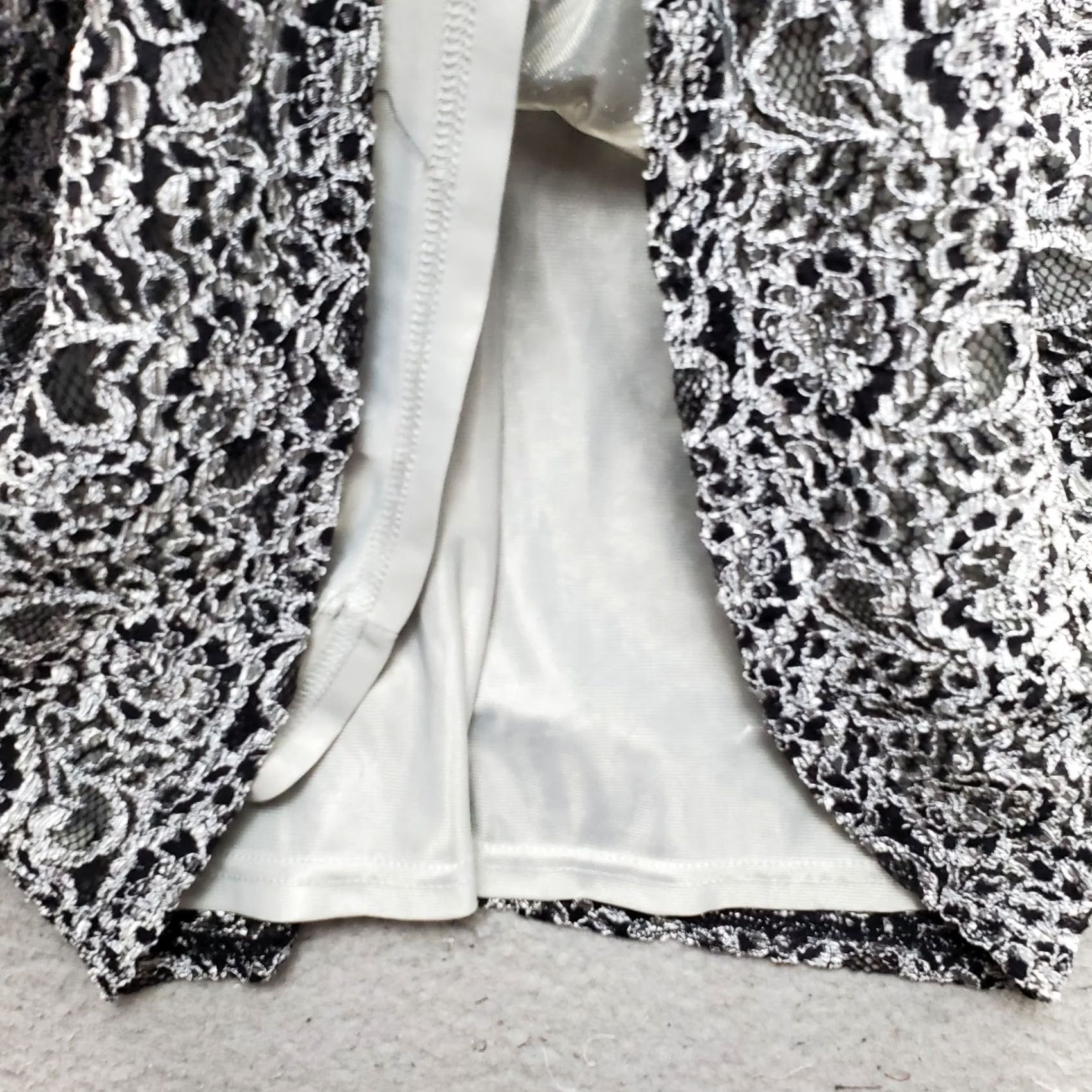 Avenue Avenue Shirt Womens 26/28 Multi Lace Floral Rayon Lined 3/4 Sleeve Button-Up Size 4XL / US 24-26 - 7 Thumbnail