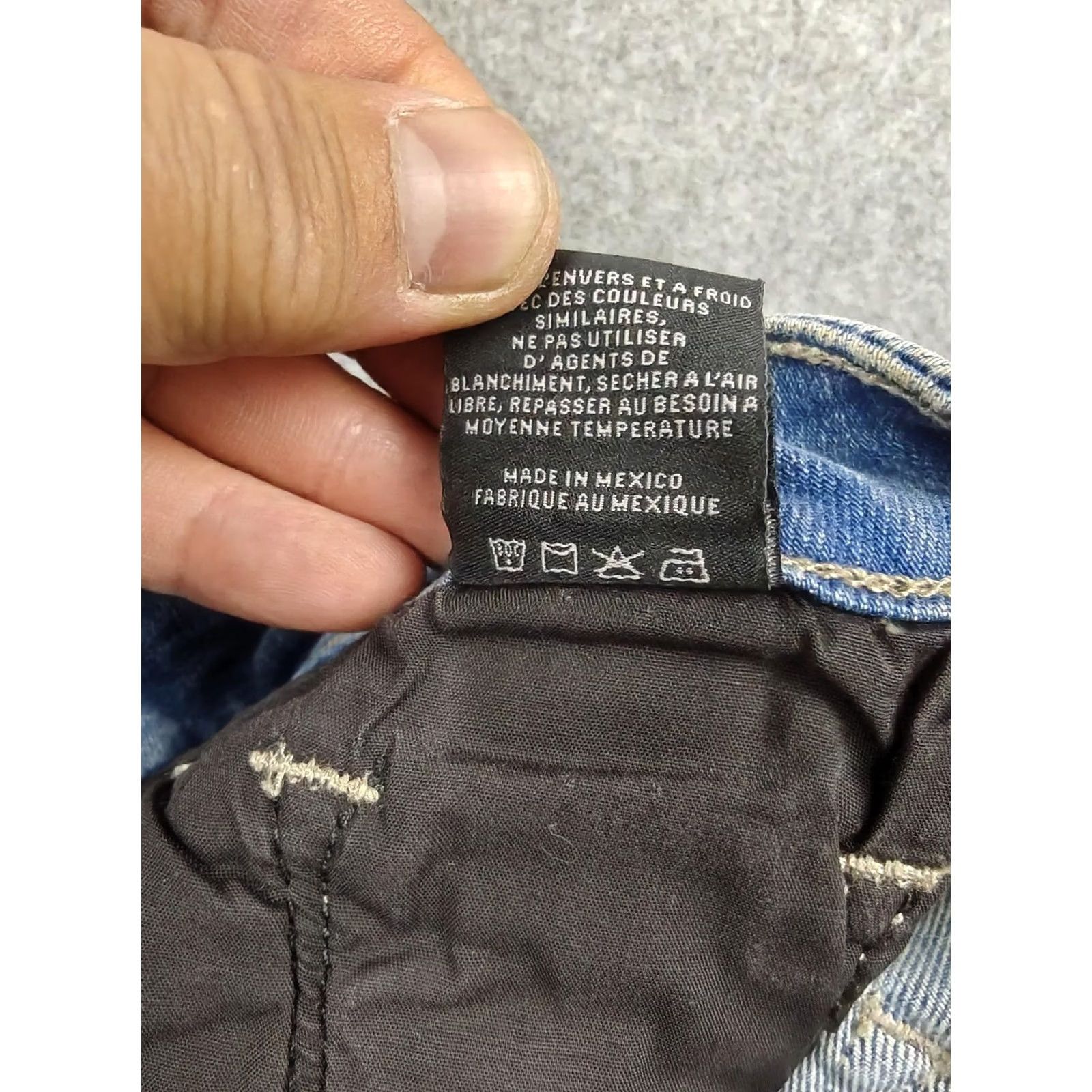 Vintage Black Orchid Liquify Jeans Womens 26 Blue Light Wash Bootcut 26x34 Sample Size 26" / US 2 / IT 38 - 7 Thumbnail