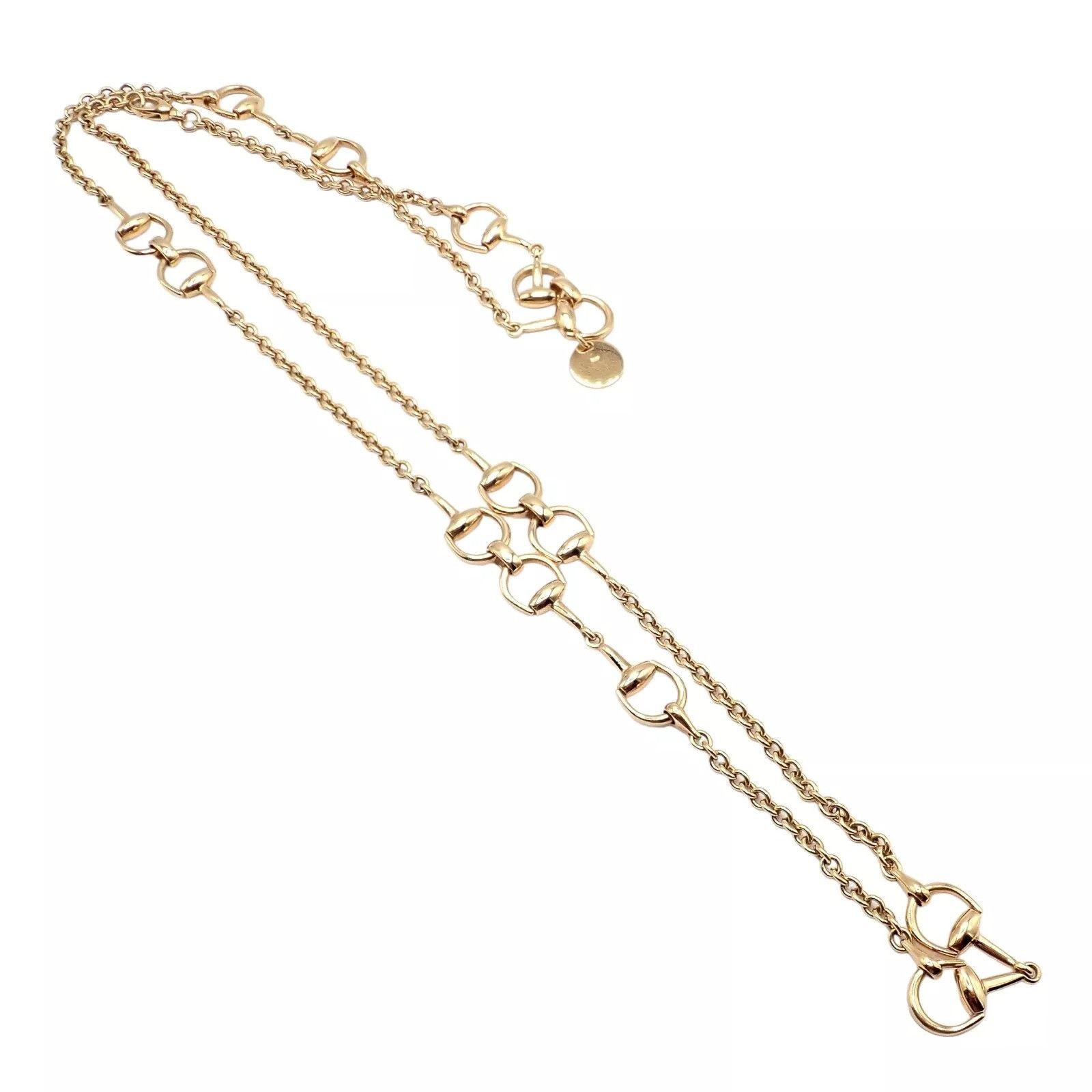 Gucci Gucci 18k Yellow Gold 34.5" Long Chain Sautoir Necklace Size ONE SIZE - 2 Thumbnail