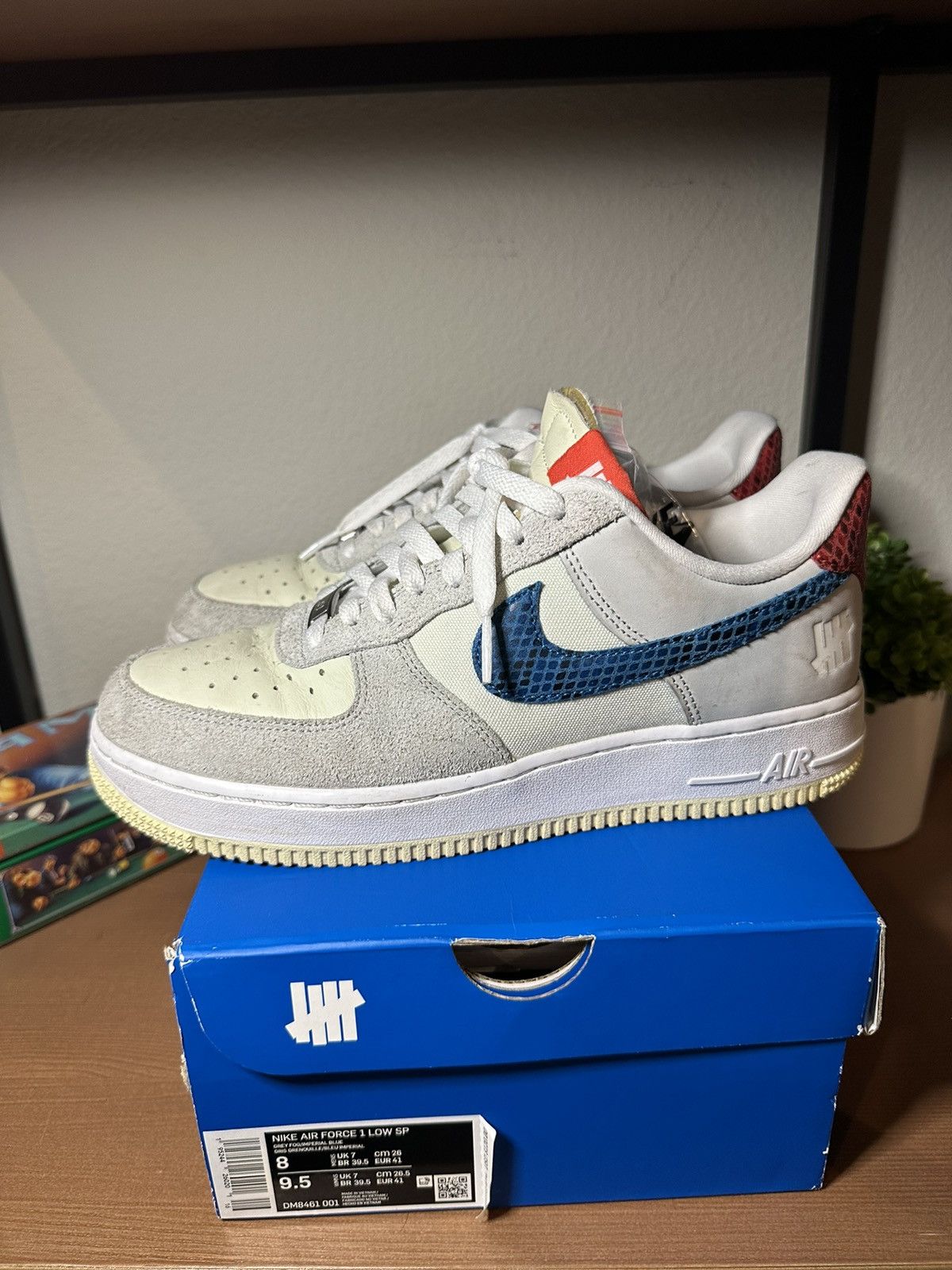 Nike × Undefeated Nike Air Force 1 x Undefeated 5 On It Dunk vs. AF1 Size US 8 / EU 41 - 1 Thumbnail