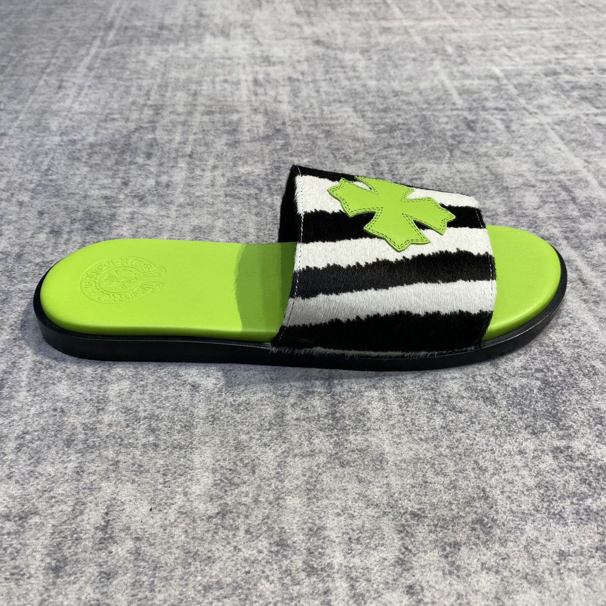 Chrome Hearts Chrome Hearts Zebra Hoc Plus Patch Slide Lime Size US 9 / EU 42 - 11 Thumbnail