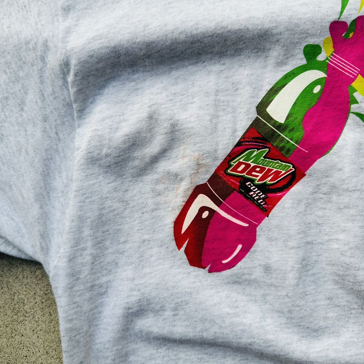 Fruit Of The Loom Vintage Montain Dew T Shirt Paul And Phil Y92 Radio Promo Size US XL / EU 56 / 4 - 6 Thumbnail