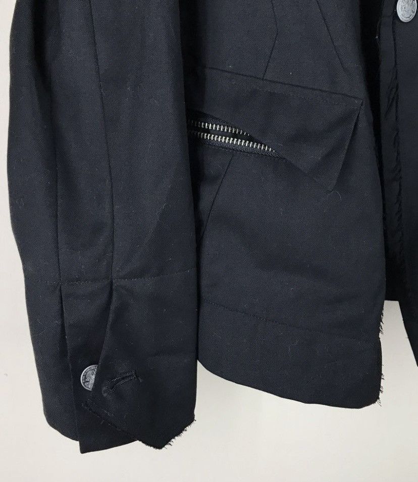 Japanese Brand × PPFM × Seditionaries PPFM Eastern Rock Punk Black Blazer Jacket Size 38R - 8 Thumbnail