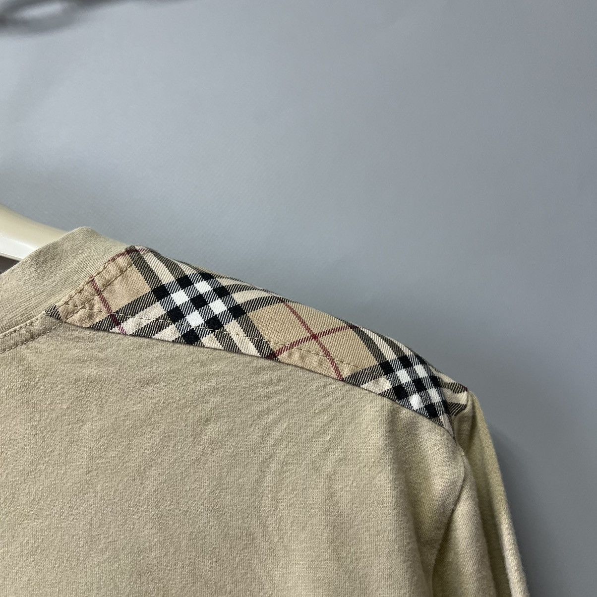 Burberry Burberry Vintage Beige Long Sleeve t shirt nova check Size US M / EU 48-50 / 2 - 15 Thumbnail