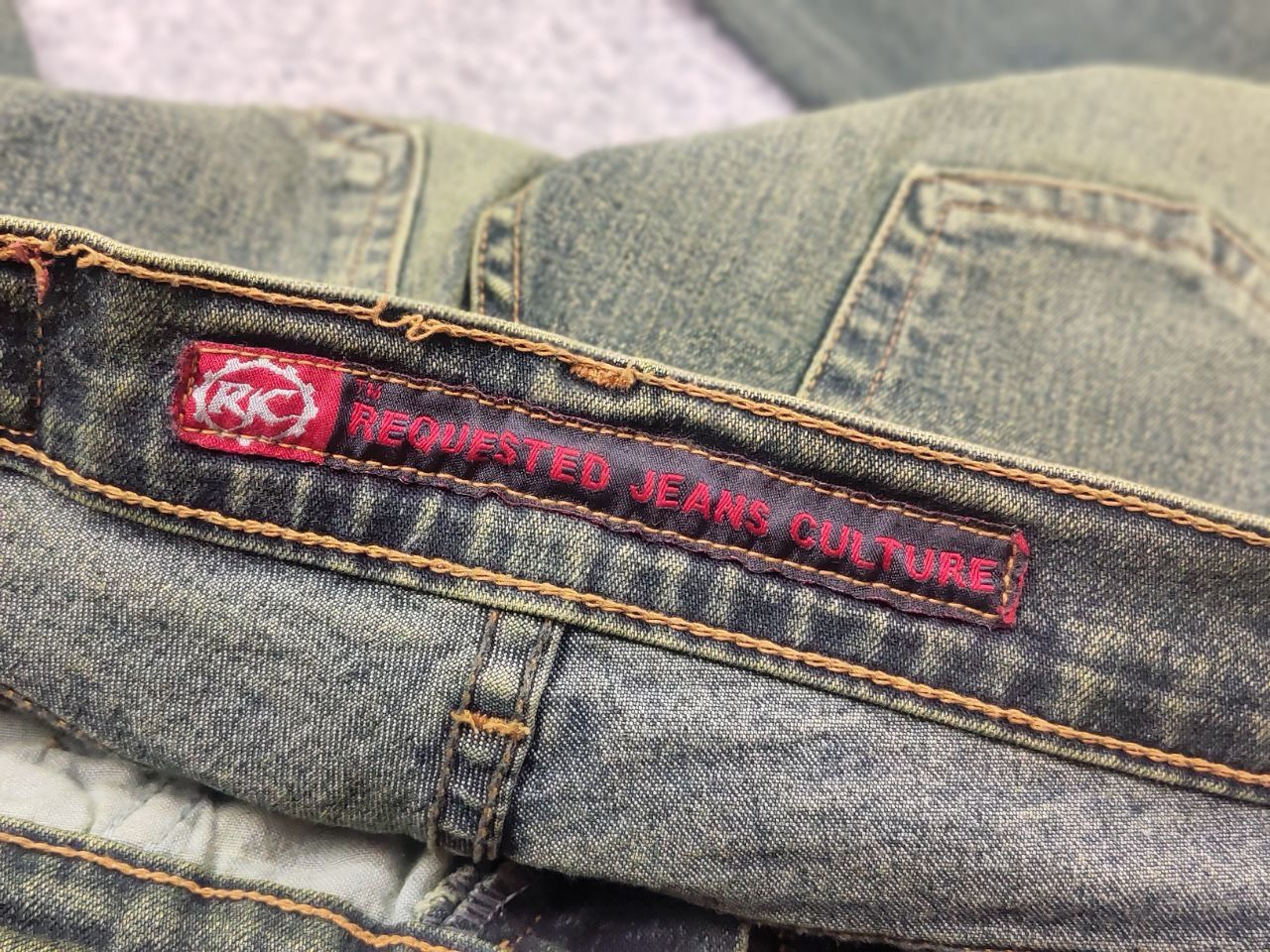 Vintage if six was nine style Flared distressed Jeans Y2K