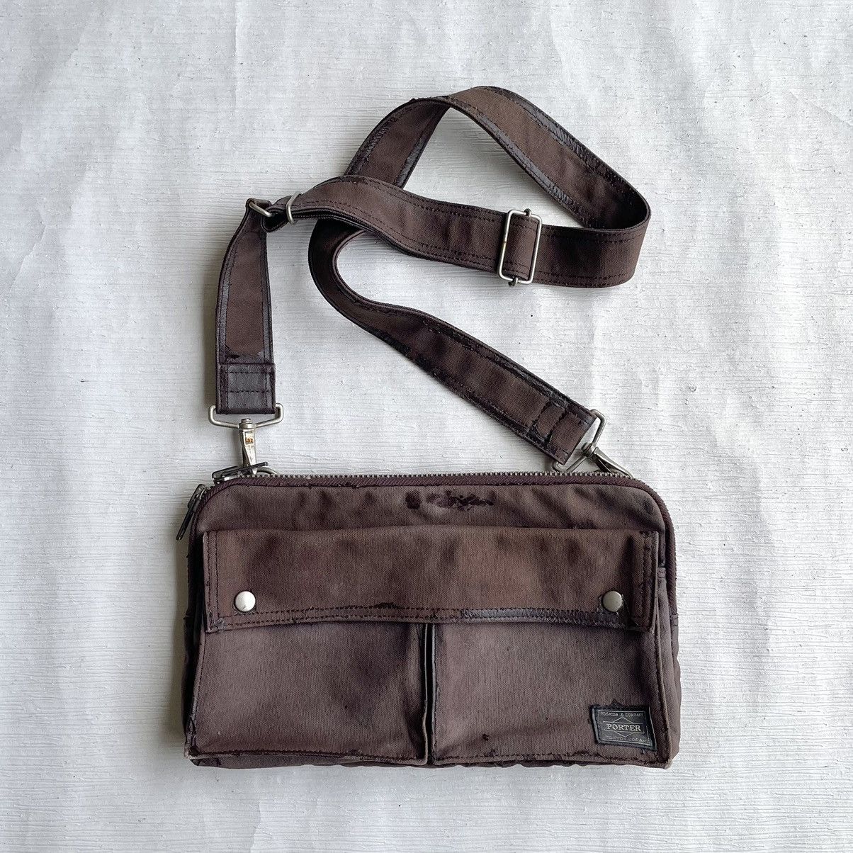 Head Porter × Porter Distressed Porter Free Style Shoulder Bag Size ONE SIZE - 6 Thumbnail