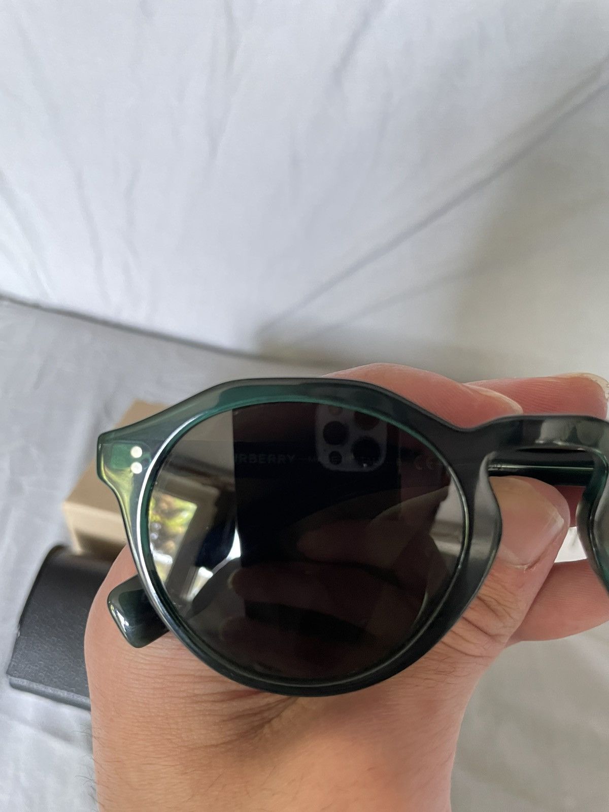 Burberry Men’s Burberry Sunglasses Green B4280F Size ONE SIZE - 19 Thumbnail