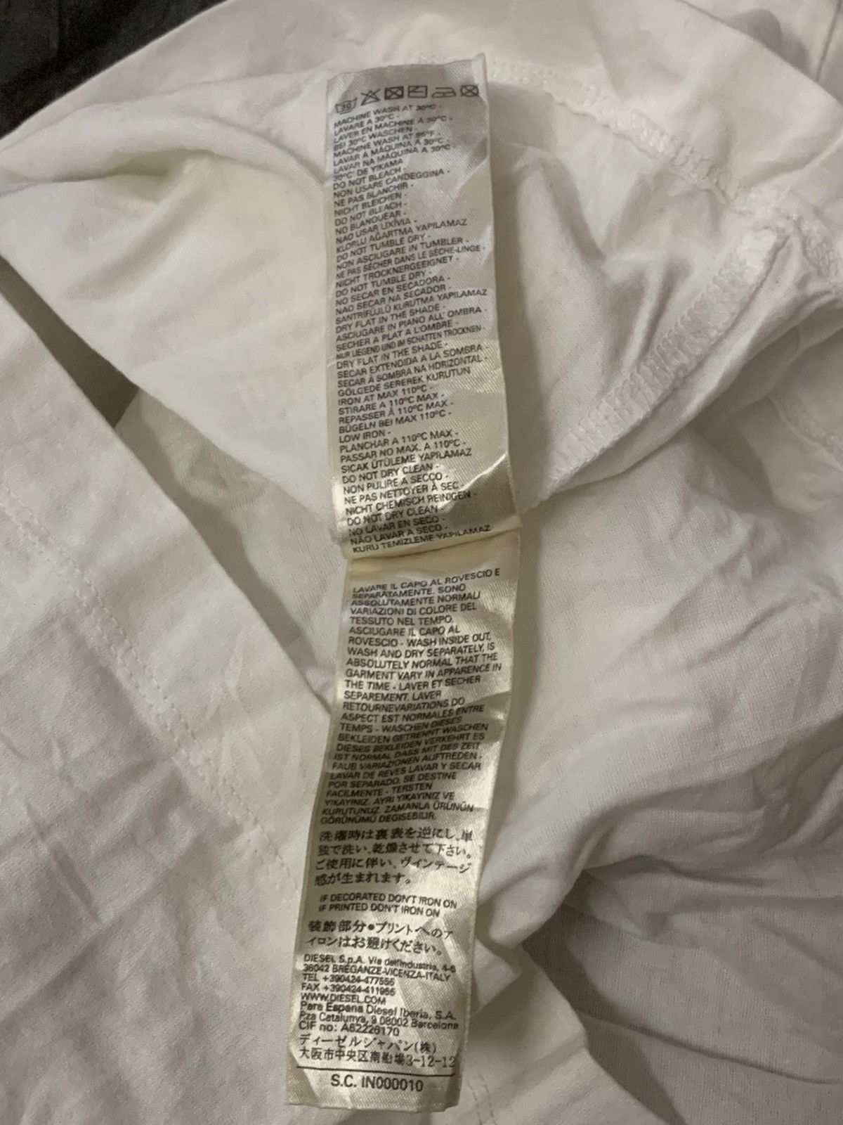 Diesel Diesel 78 Tee Size US XL / EU 56 / 4 - 6 Thumbnail